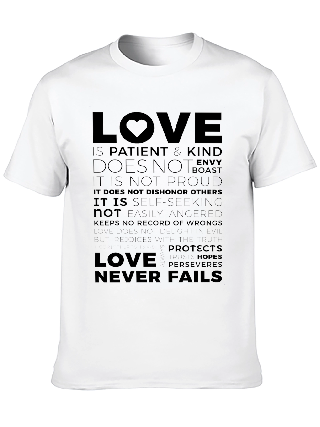 Love is Patient T-Shirt - Inspirational Design