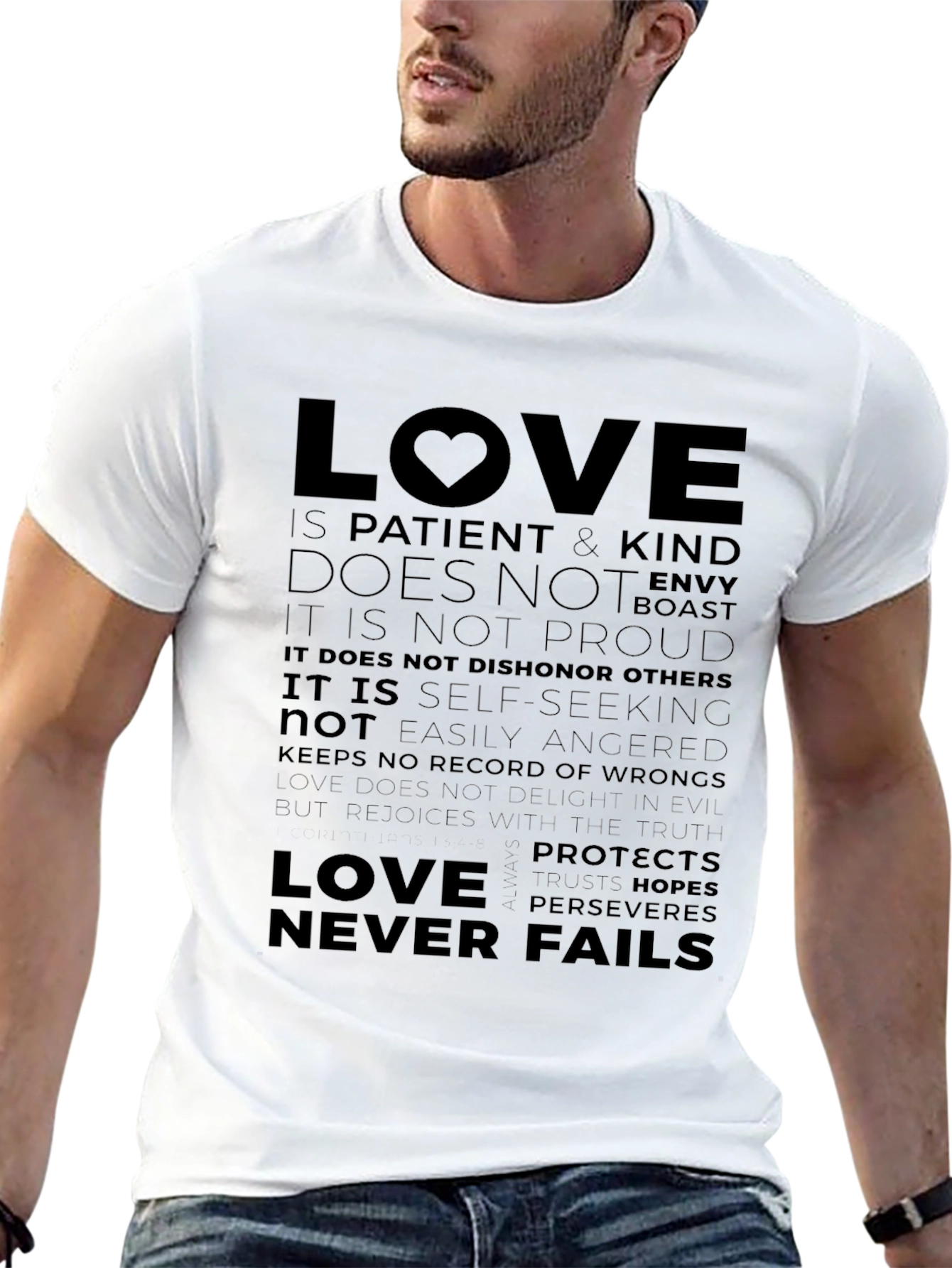 Love is Patient T-Shirt - Inspirational Design