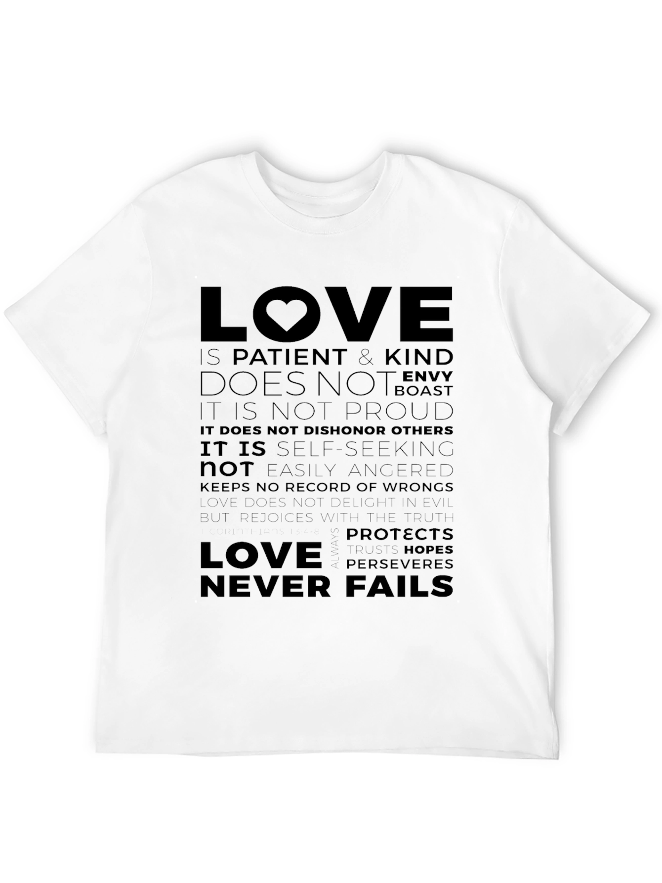 Love is Patient T-Shirt - Inspirational Design