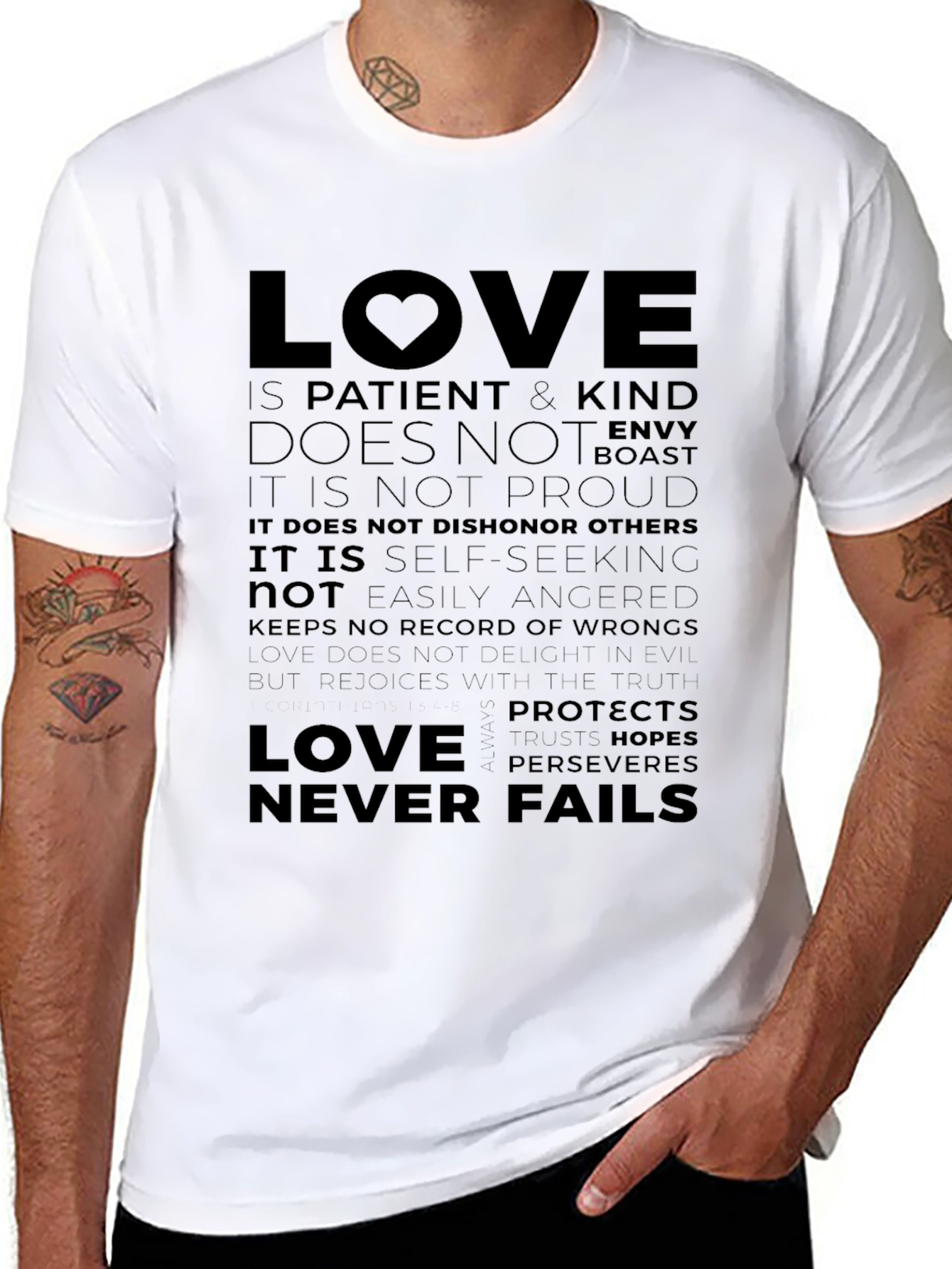 Love is Patient T-Shirt - Inspirational Design