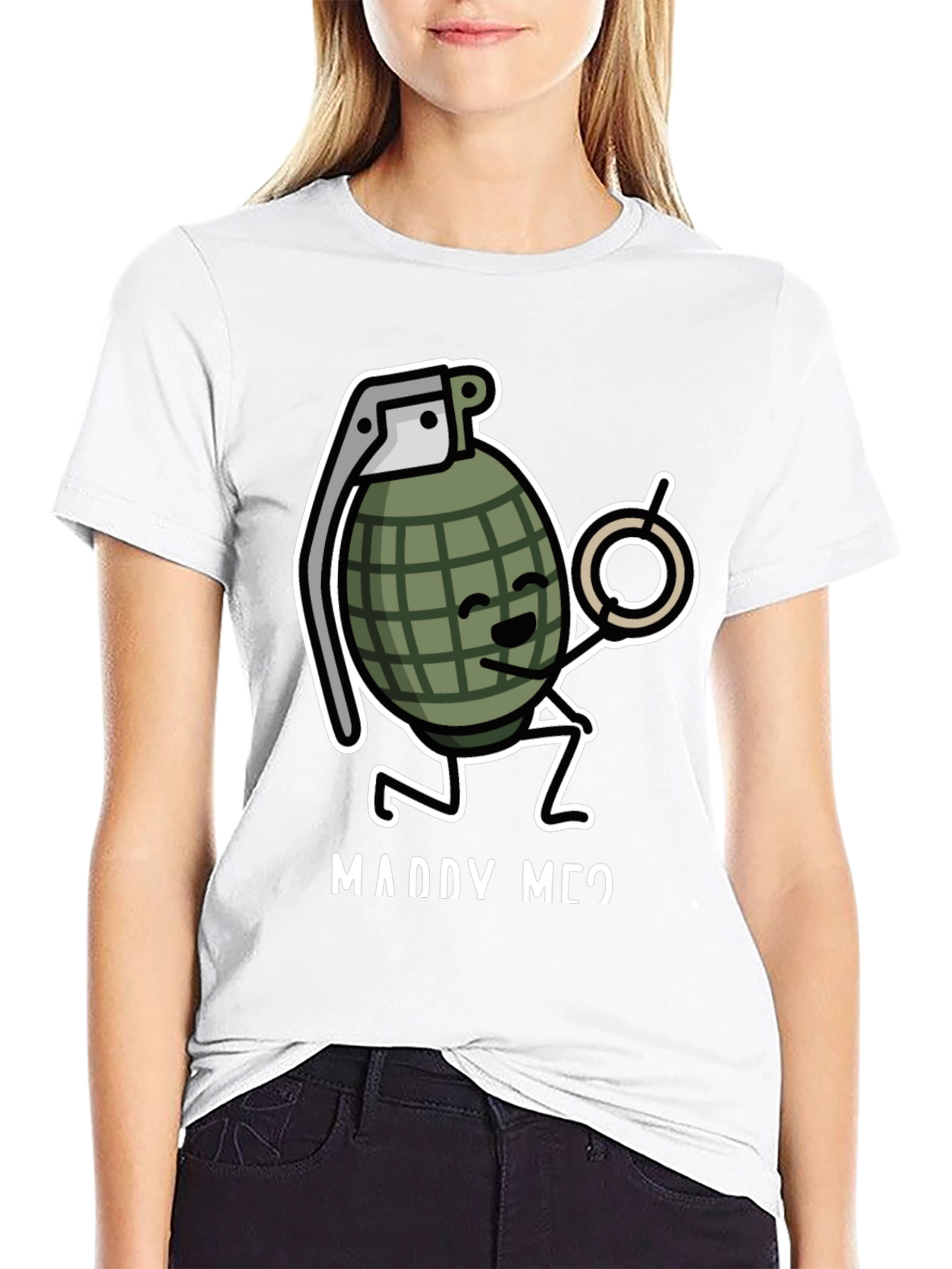 Marry Me Grenade Graphic T-Shirt - Funny Proposal Tee