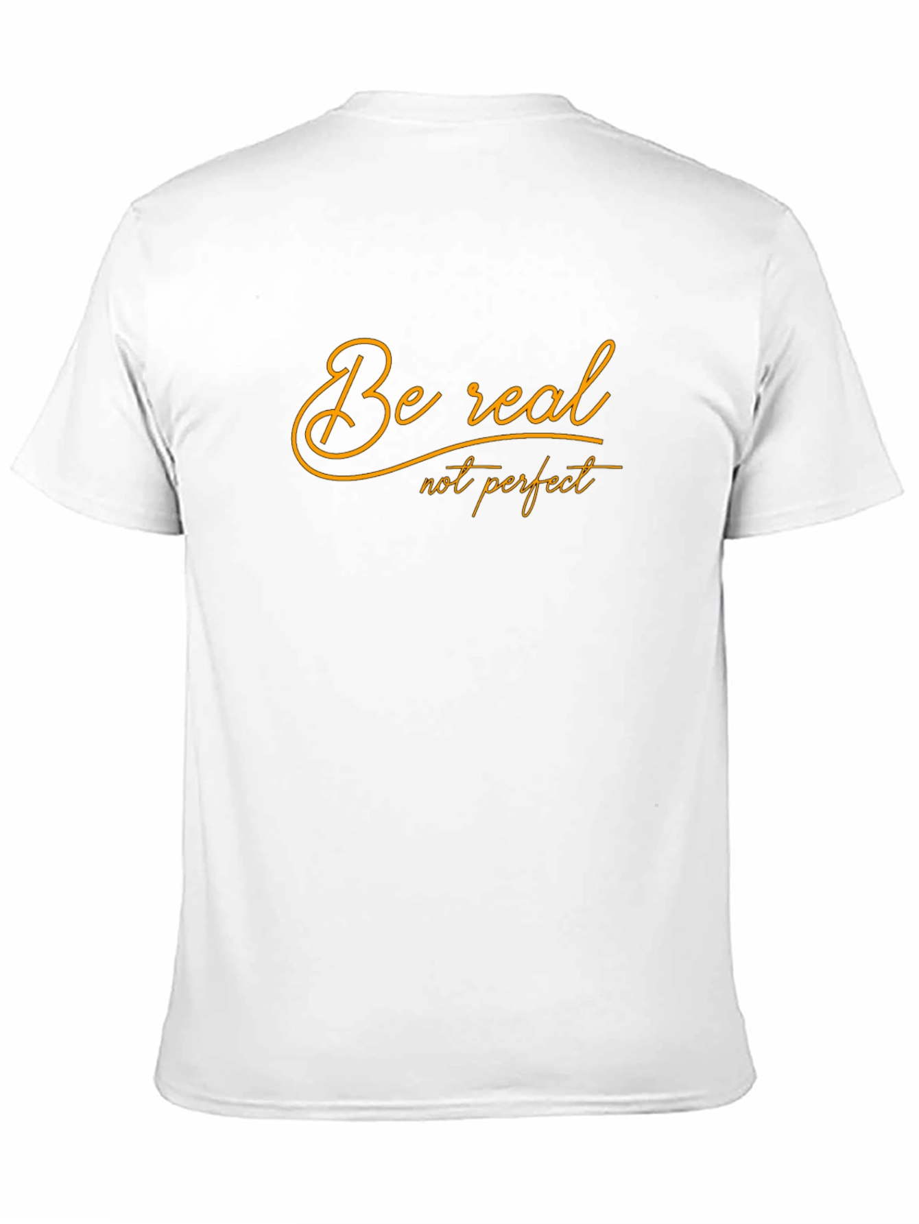 Be Real T-Shirt -  Comfortable Black Tee
