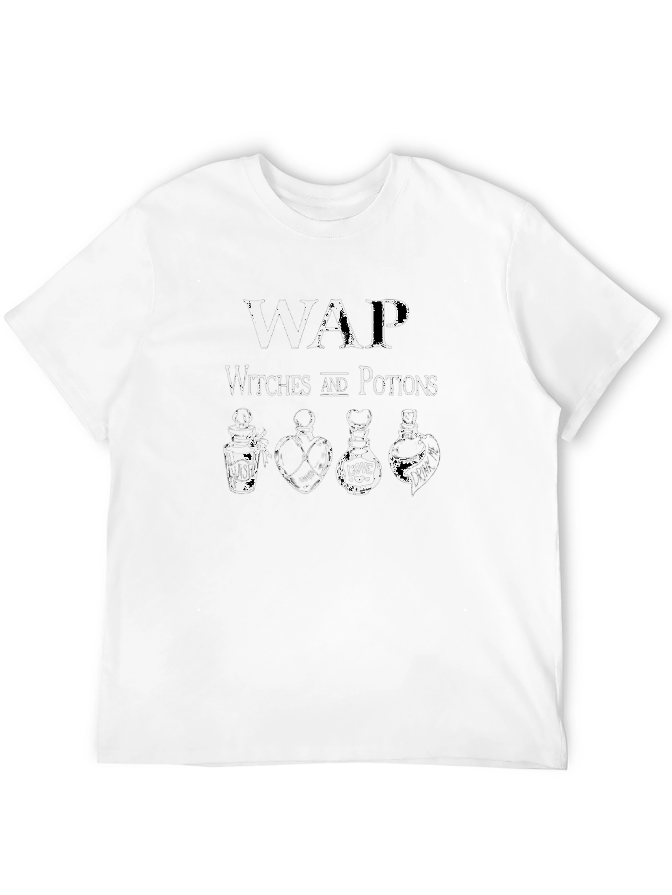 WAP Witches & Potions Black Graphic T-Shirt