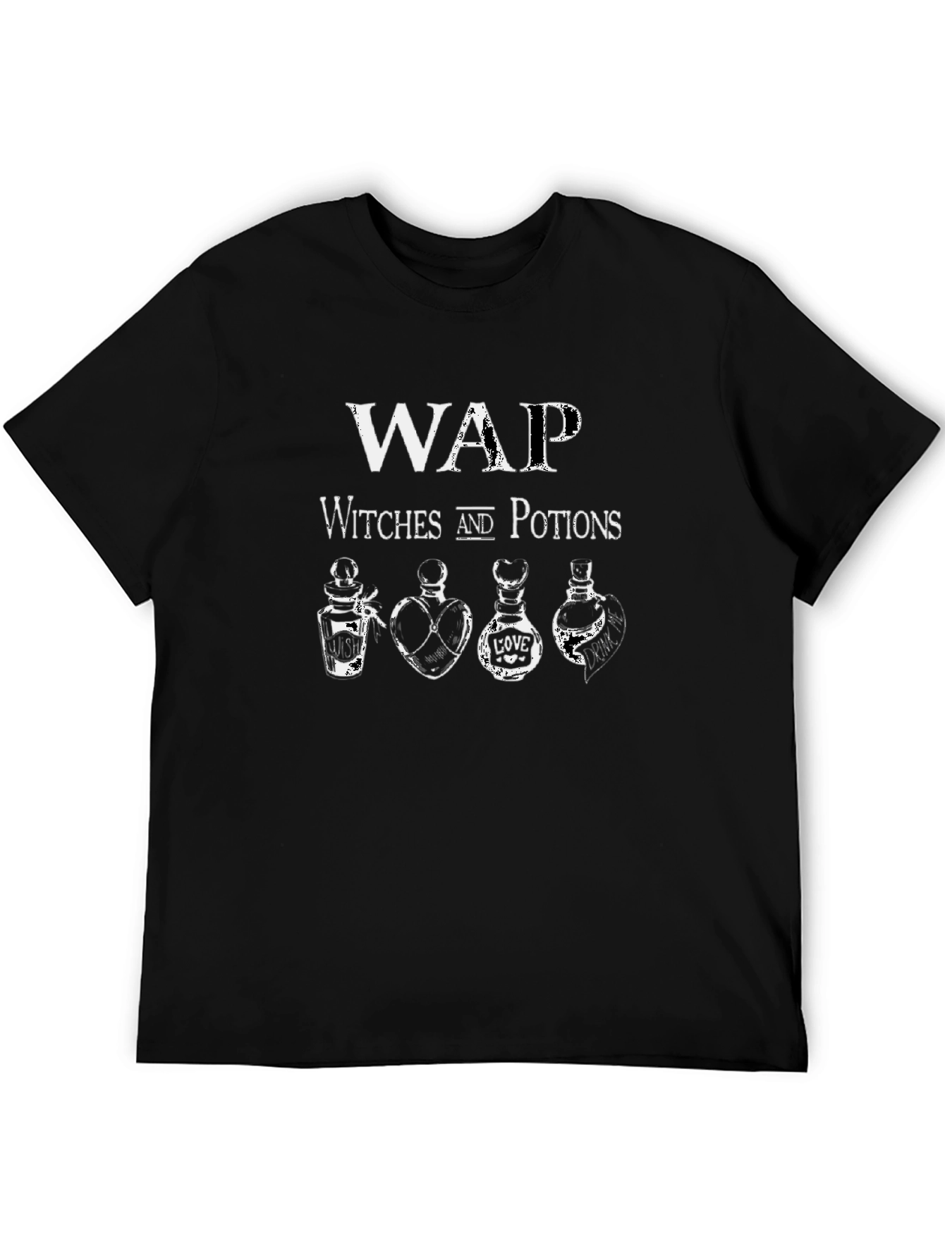 WAP Witches & Potions Black Graphic T-Shirt