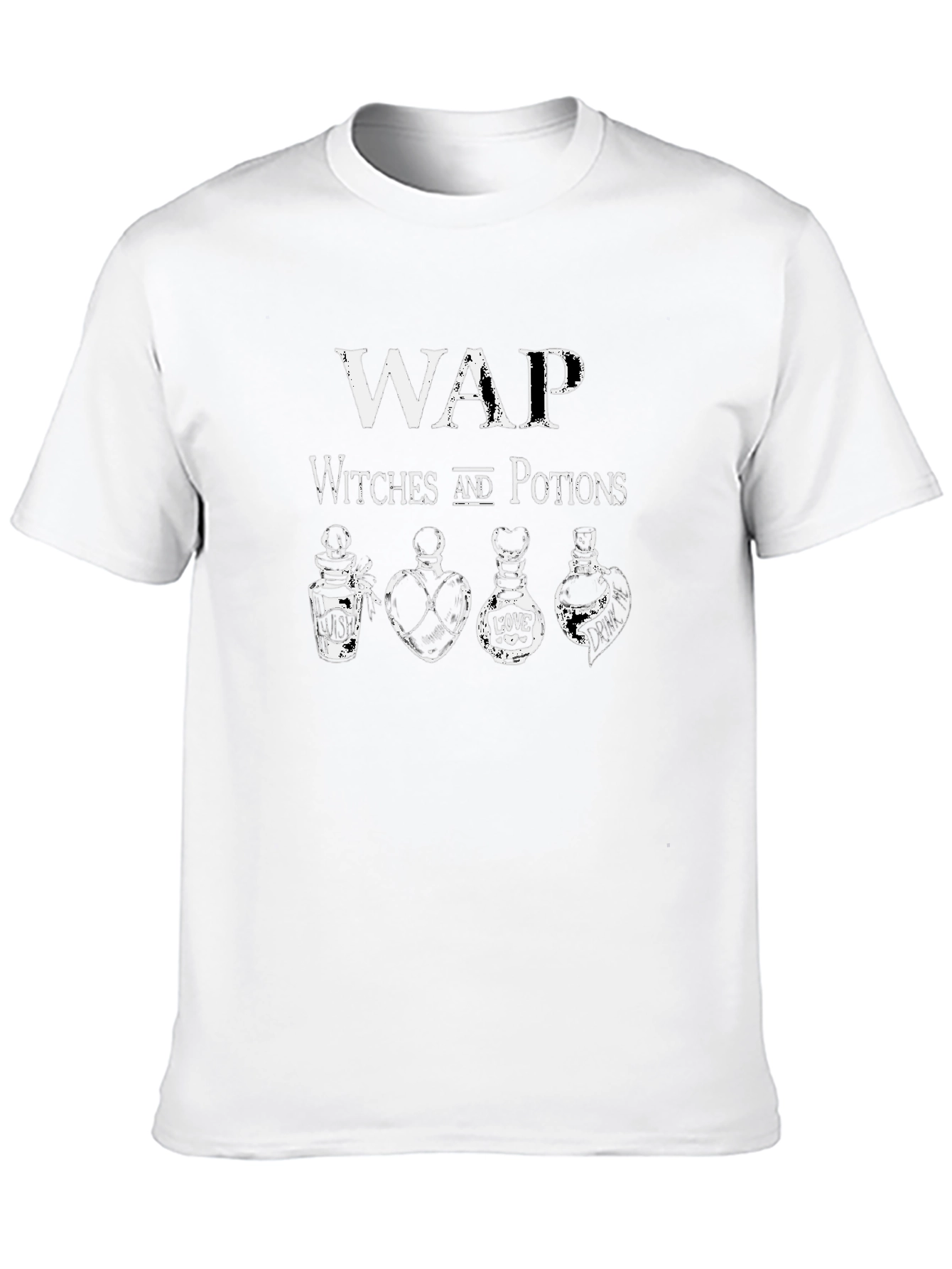 WAP Witches & Potions Black Graphic T-Shirt