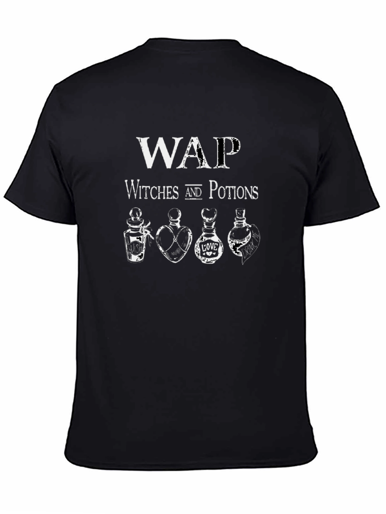 WAP Witches & Potions Black Graphic T-Shirt