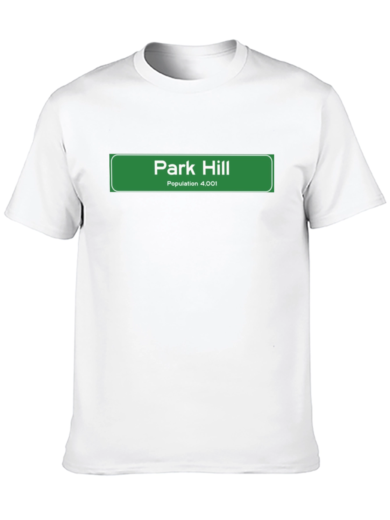 Park Hill Population Tee - Novelty Graphic T-Shirt