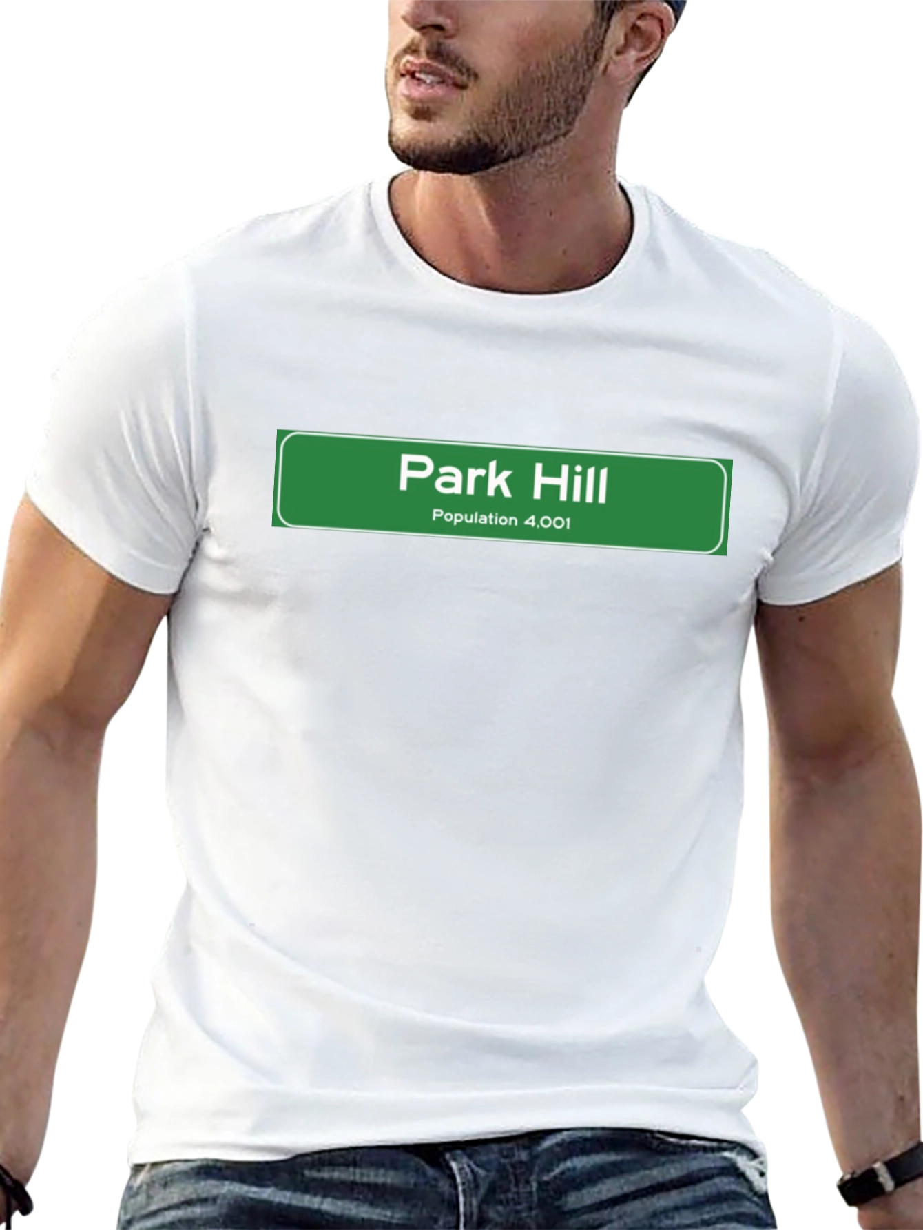 Park Hill Population Tee - Novelty Graphic T-Shirt