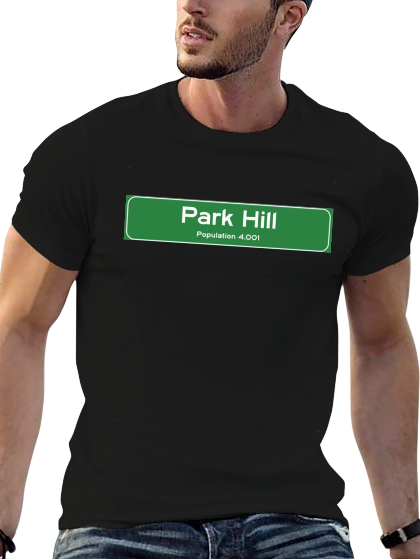 Park Hill Population Tee - Novelty Graphic T-Shirt