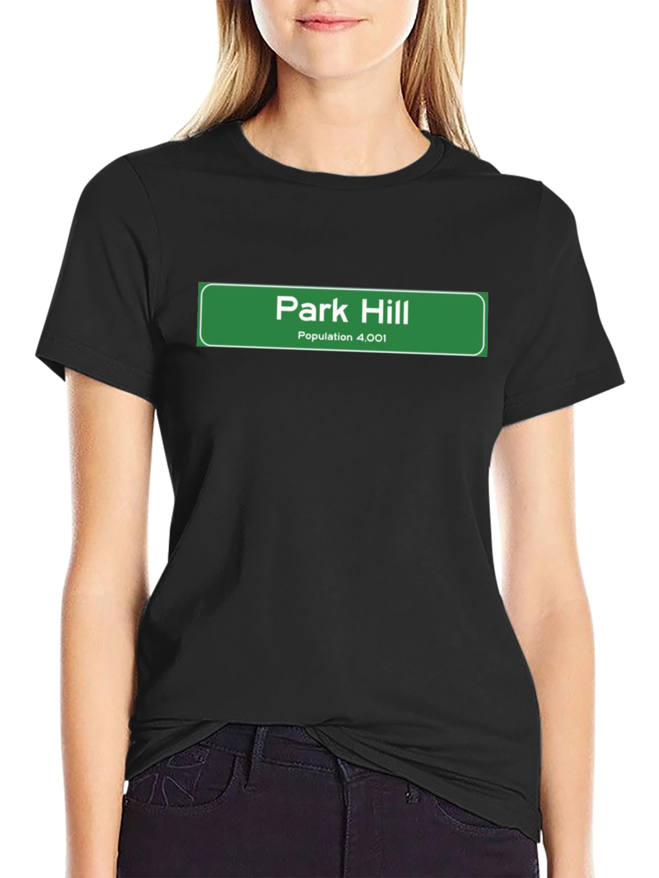 Park Hill Population Tee - Novelty Graphic T-Shirt