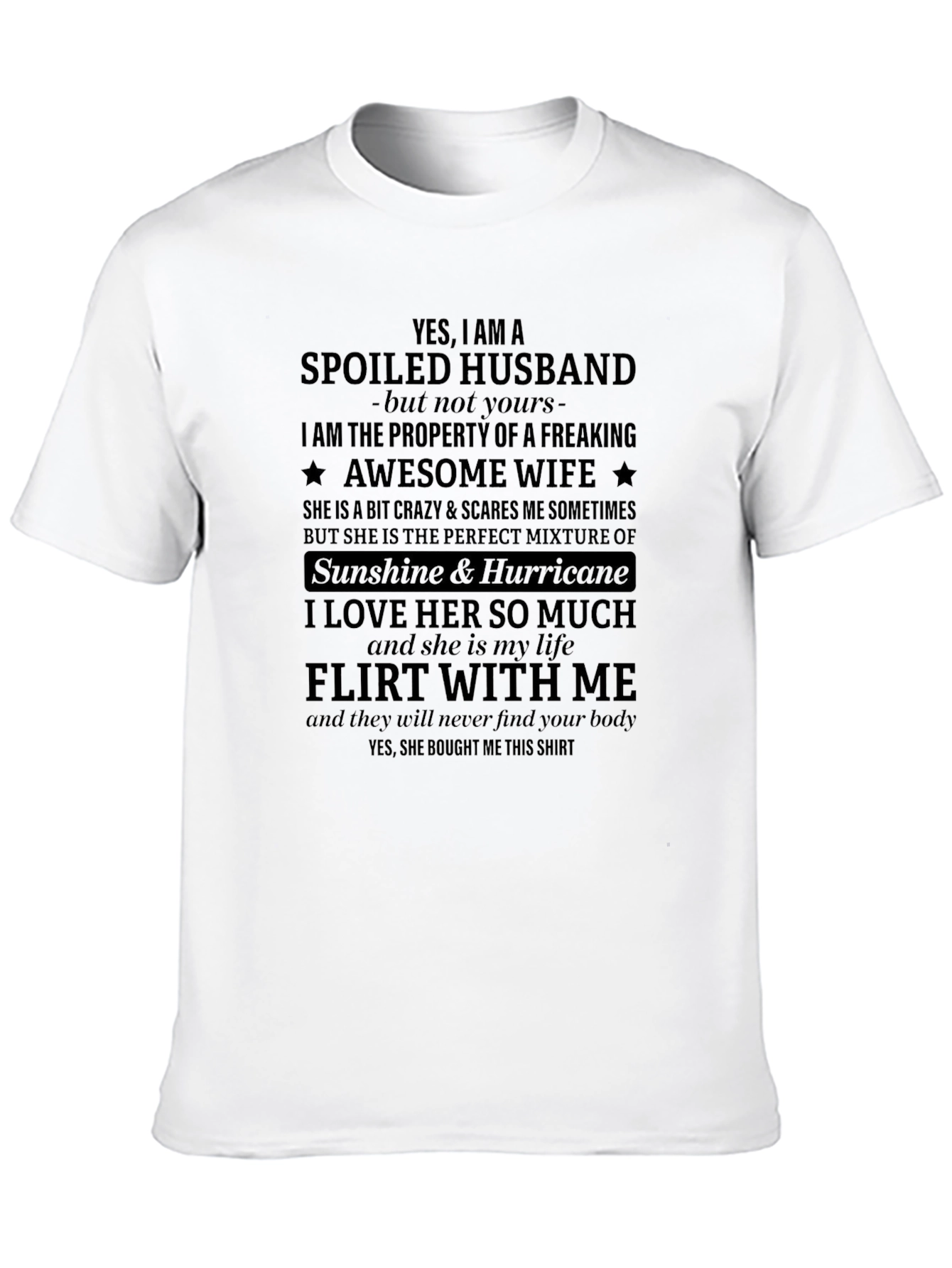Spoiled Husband Graphic Tee
