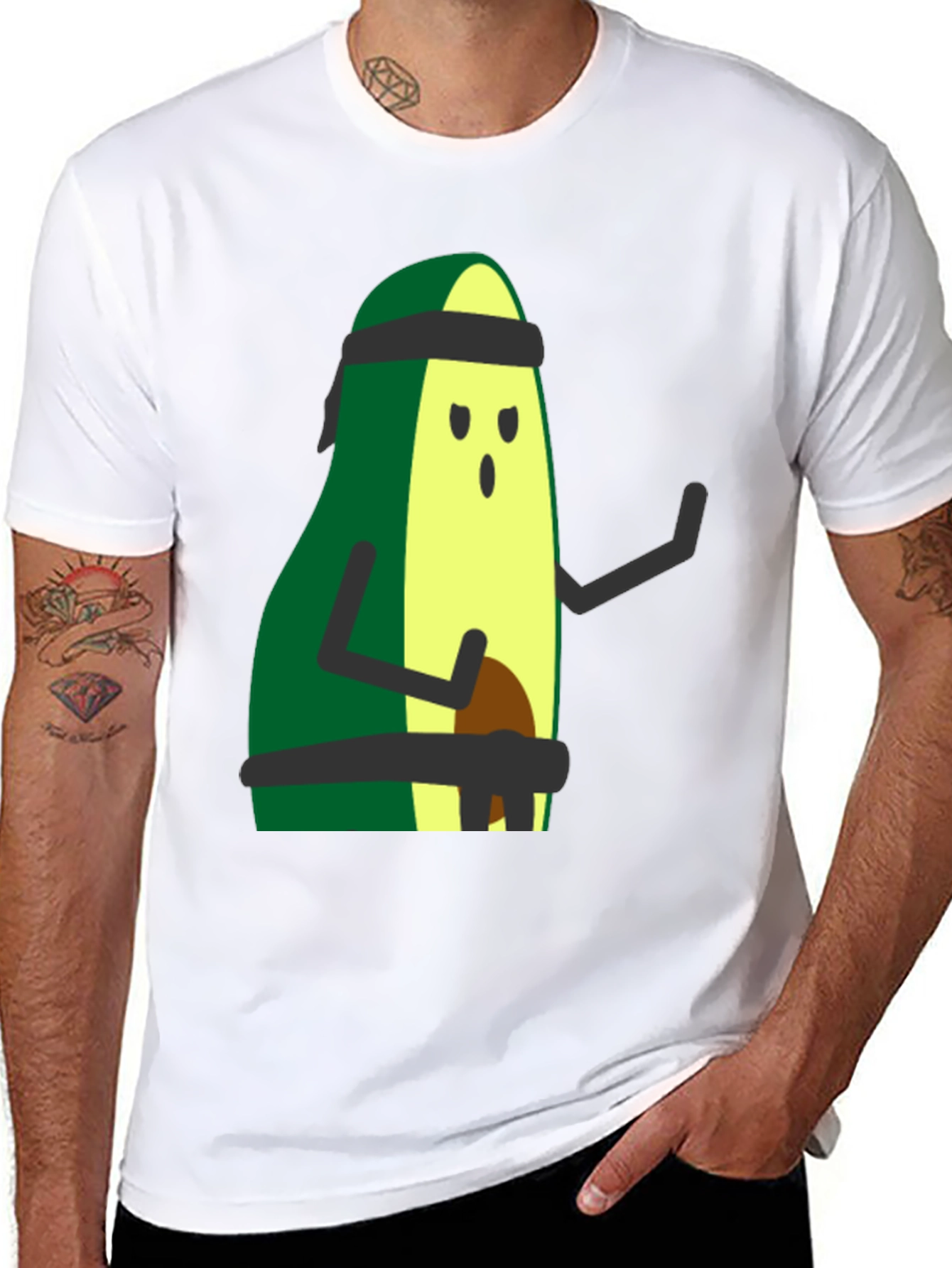 Avocado Karate T-Shirt - Funny Martial Arts Tee