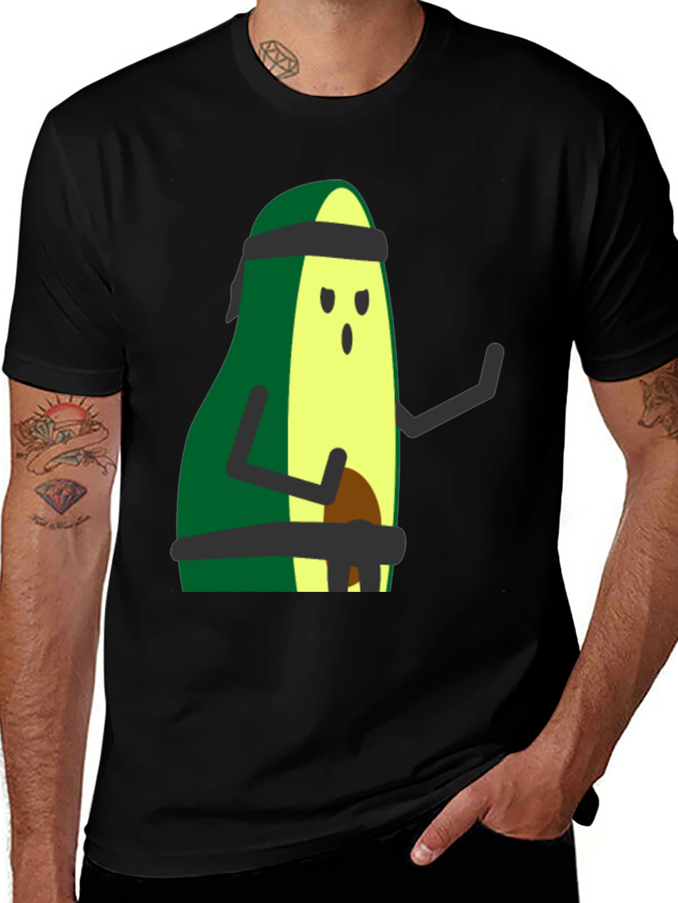 Avocado Karate T-Shirt - Funny Martial Arts Tee