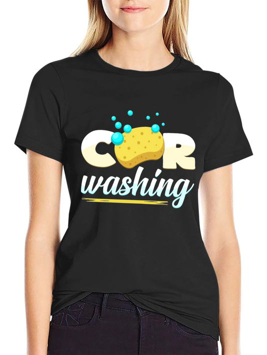Car Wash Graphic Tee - Black T-Shirt