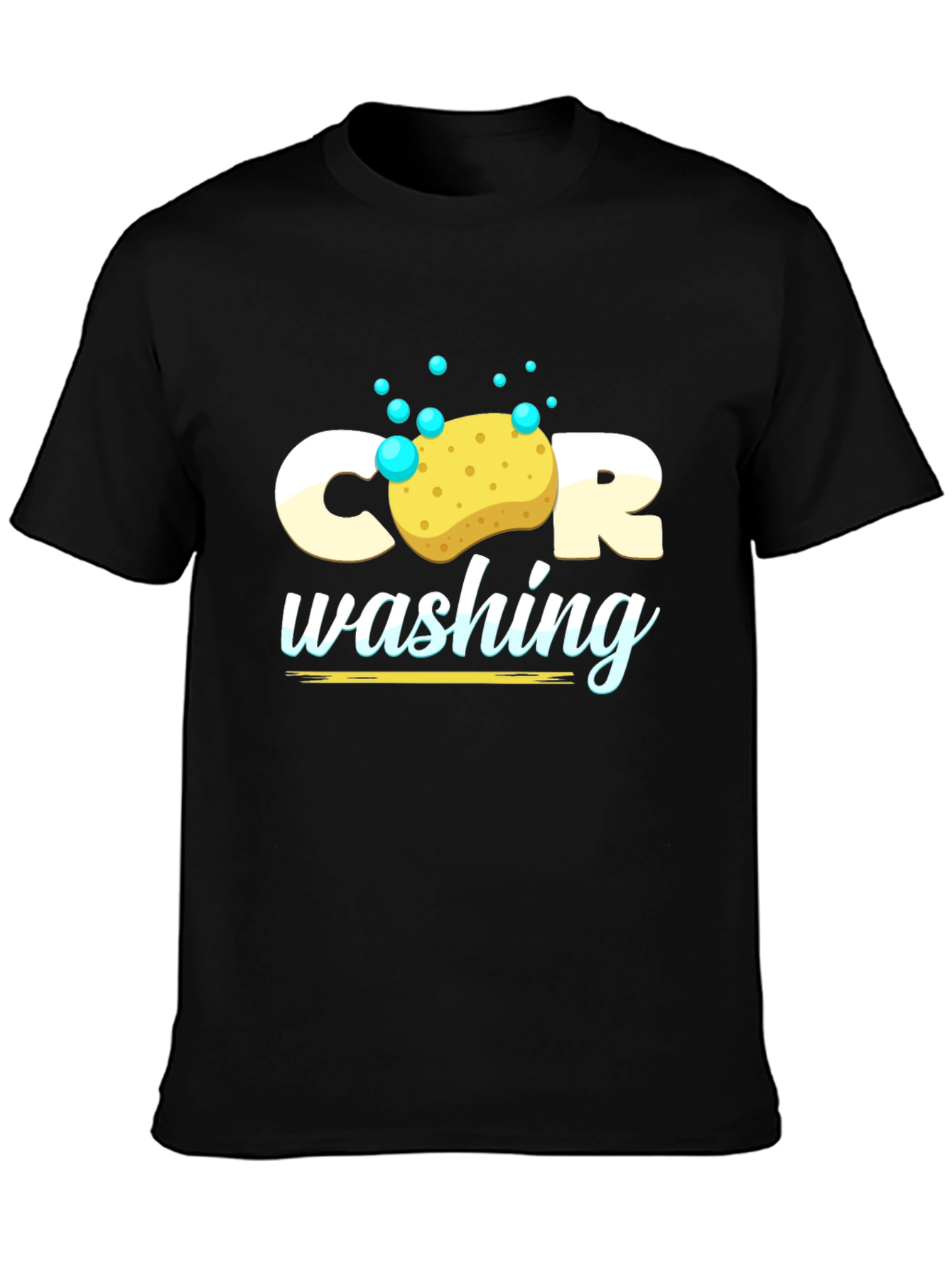 Car Wash Graphic Tee - Black T-Shirt