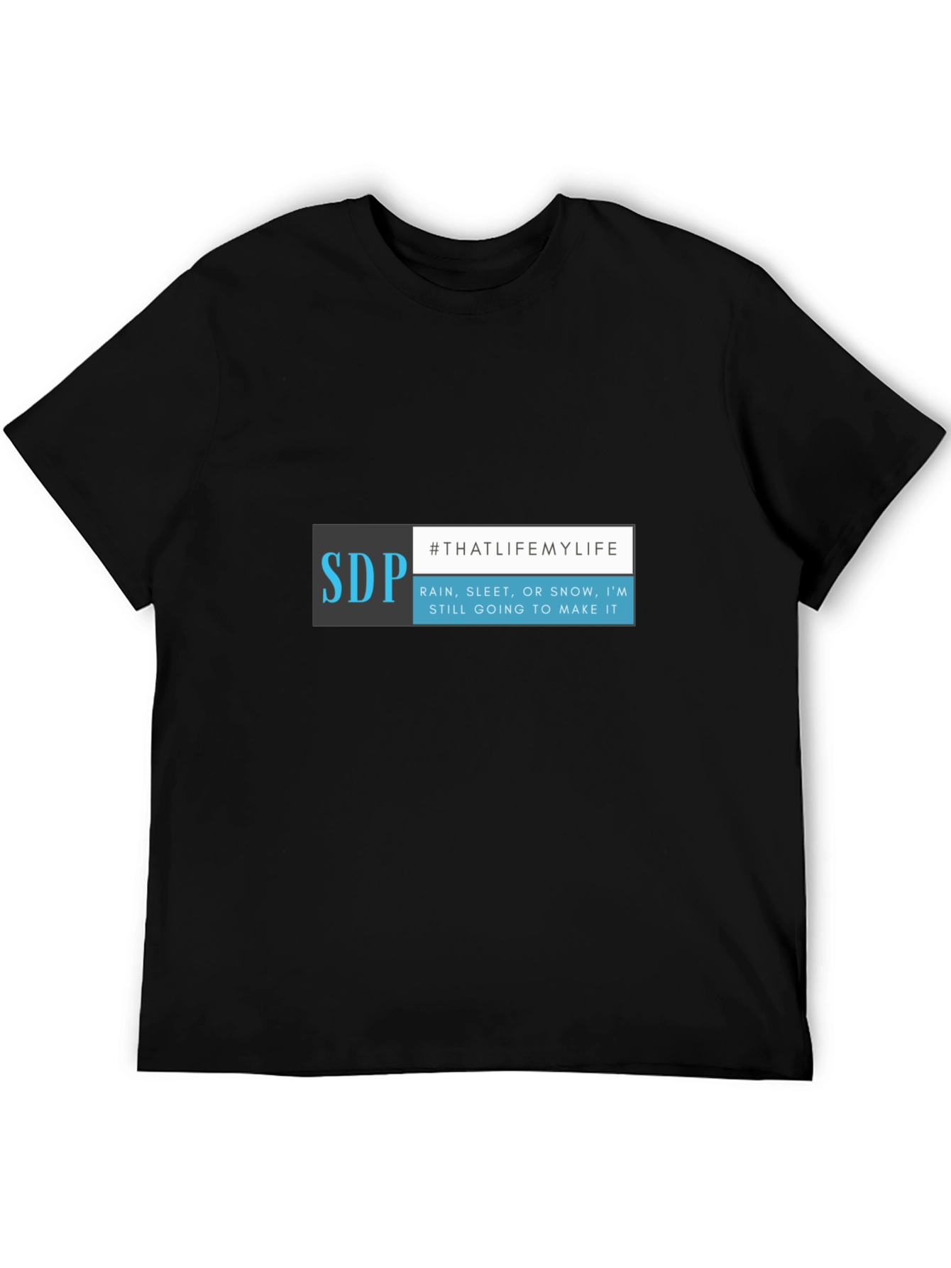 SDP #THATLIFEMYLIFE Black T-Shirt