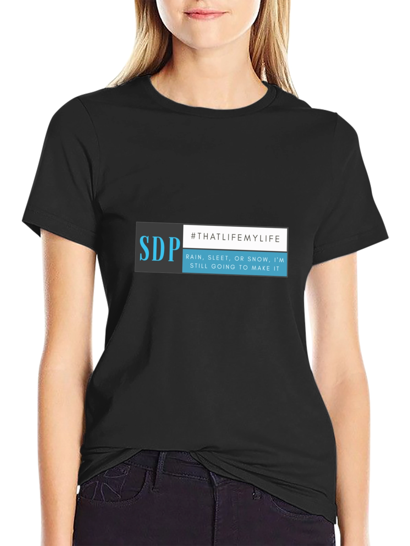 SDP #THATLIFEMYLIFE Black T-Shirt