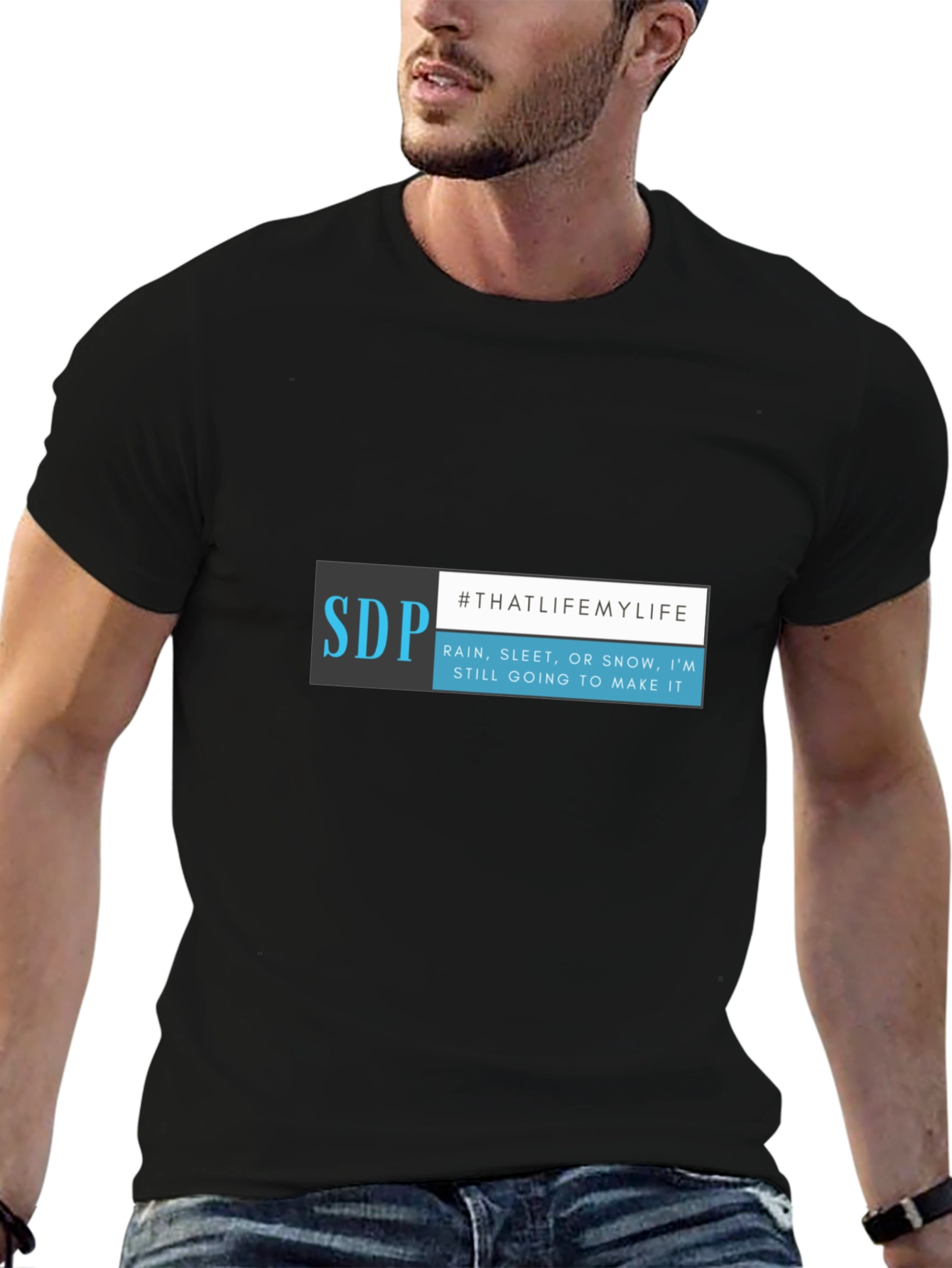 SDP #THATLIFEMYLIFE Black T-Shirt