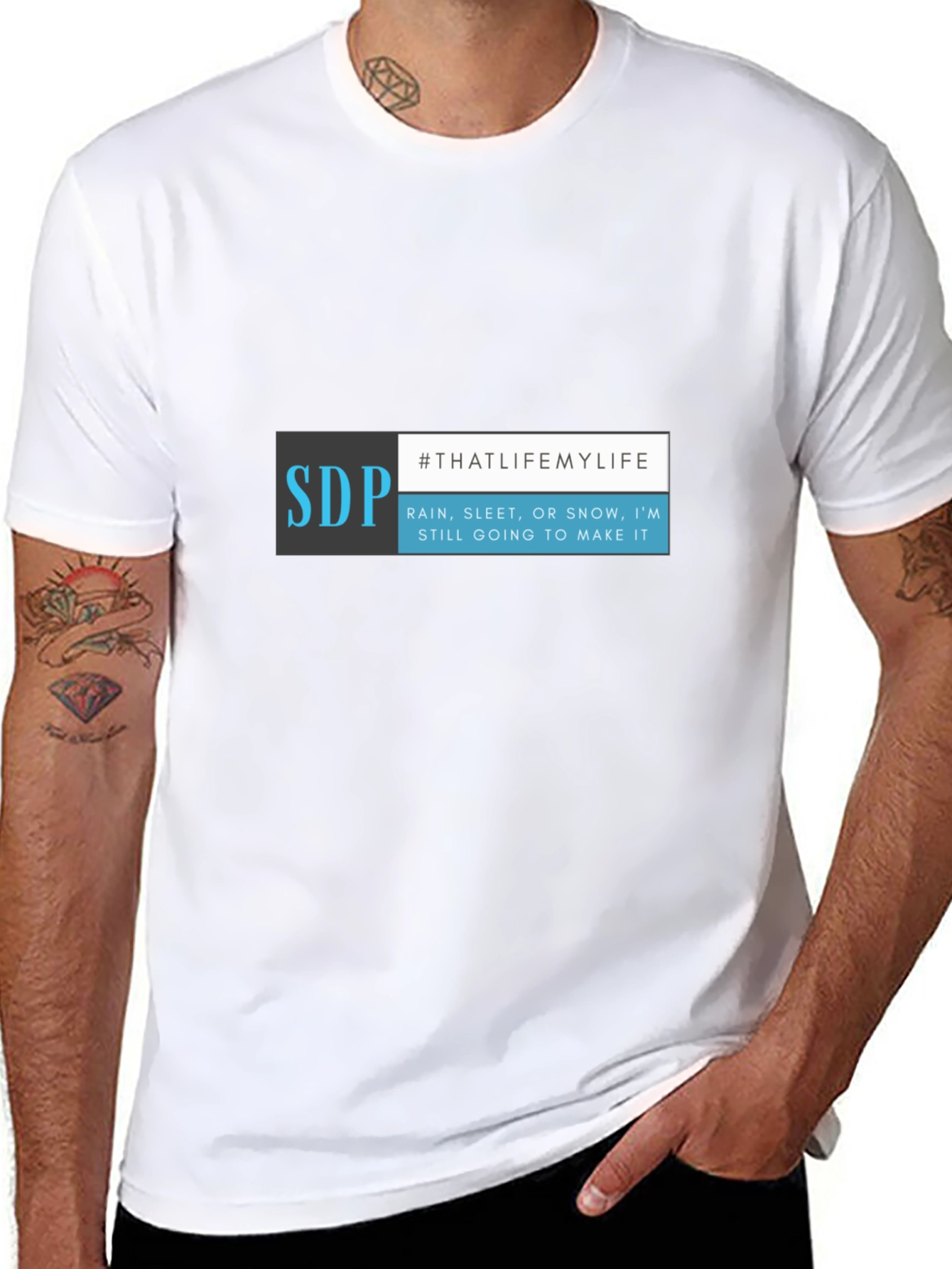 SDP #THATLIFEMYLIFE Black T-Shirt