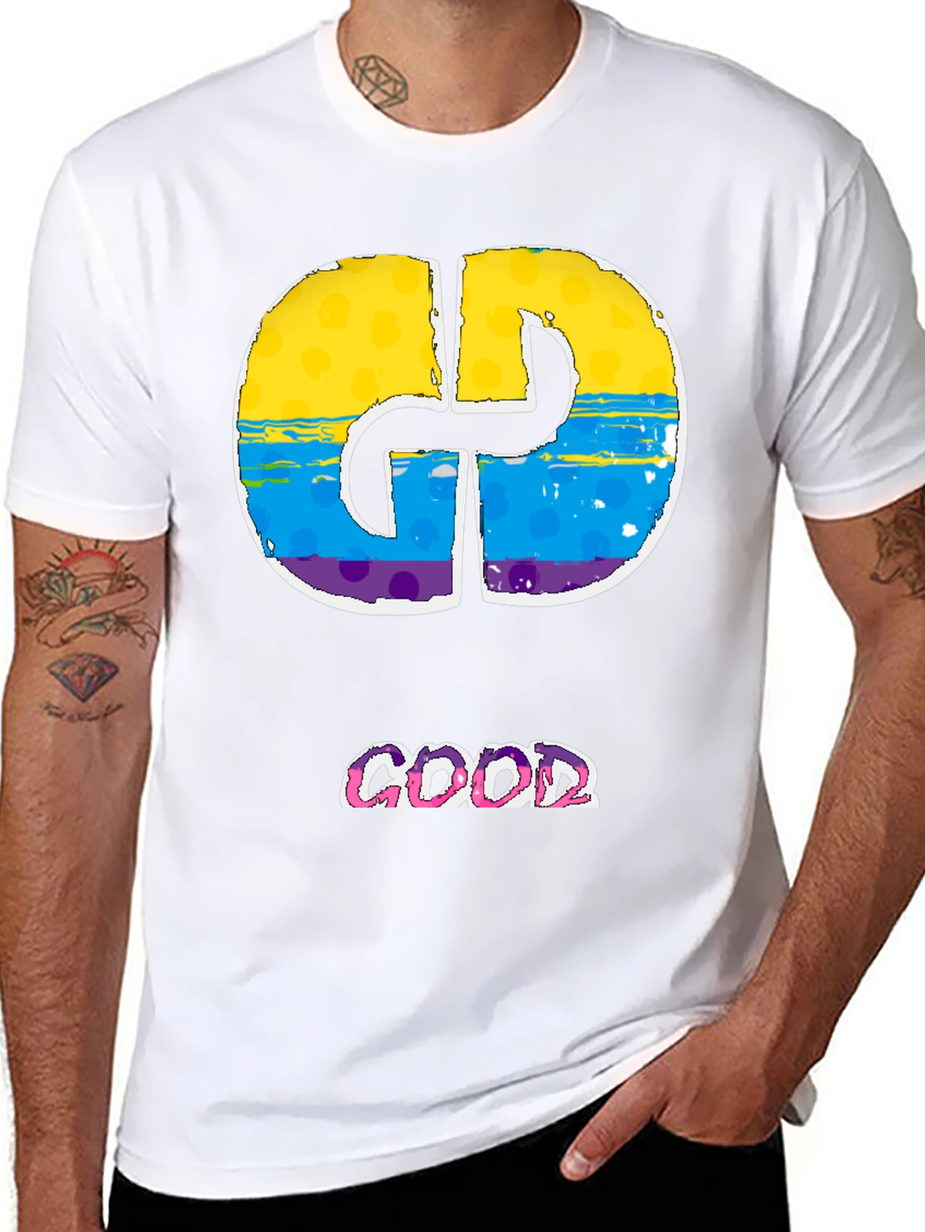 Cool Graphic Tee - Good Vibes
