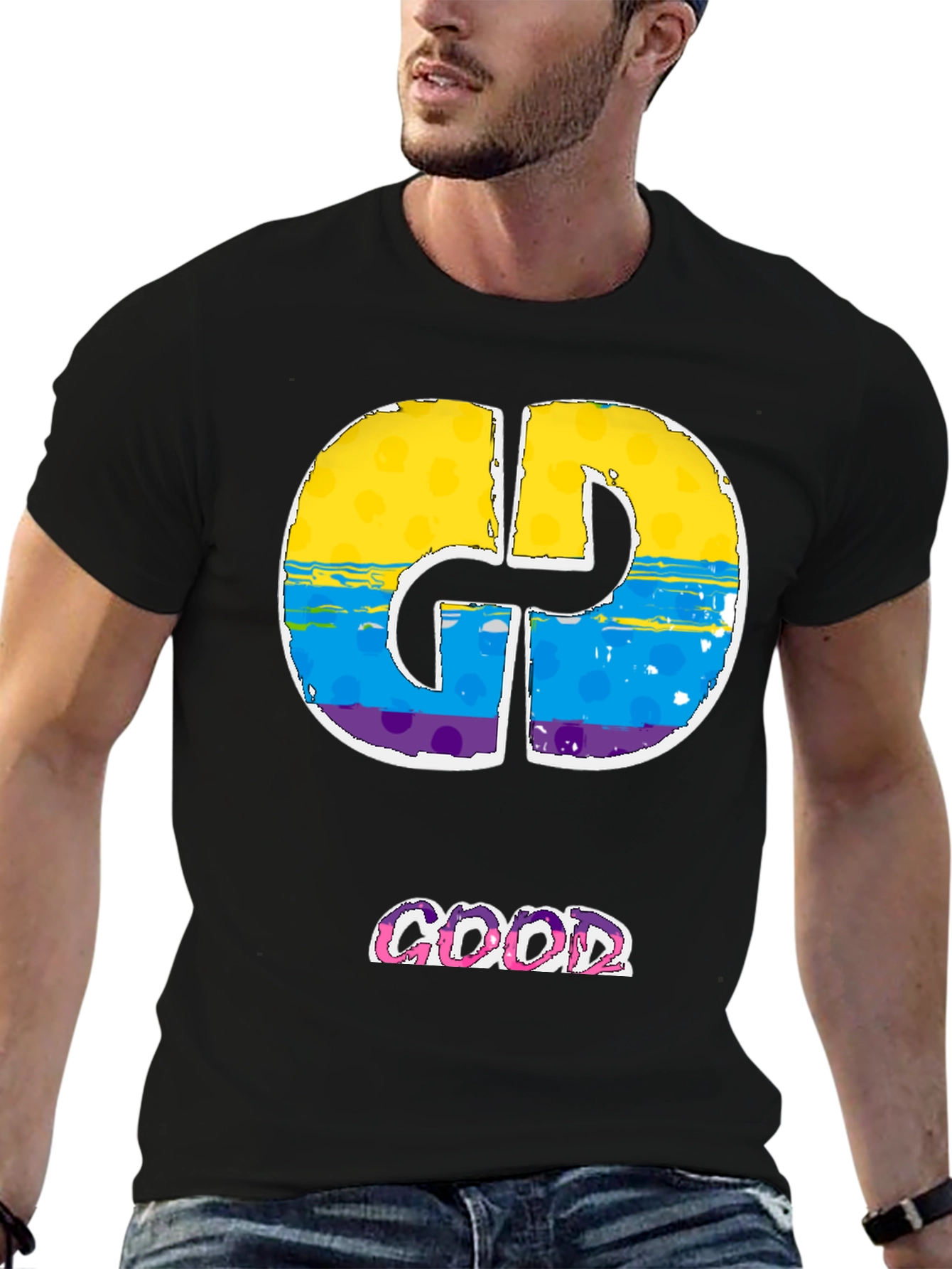 Cool Graphic Tee - Good Vibes