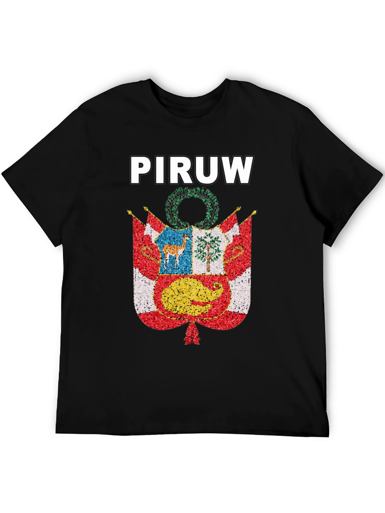 PIRUW Peru Pride T-Shirt Peruvian Flag Design