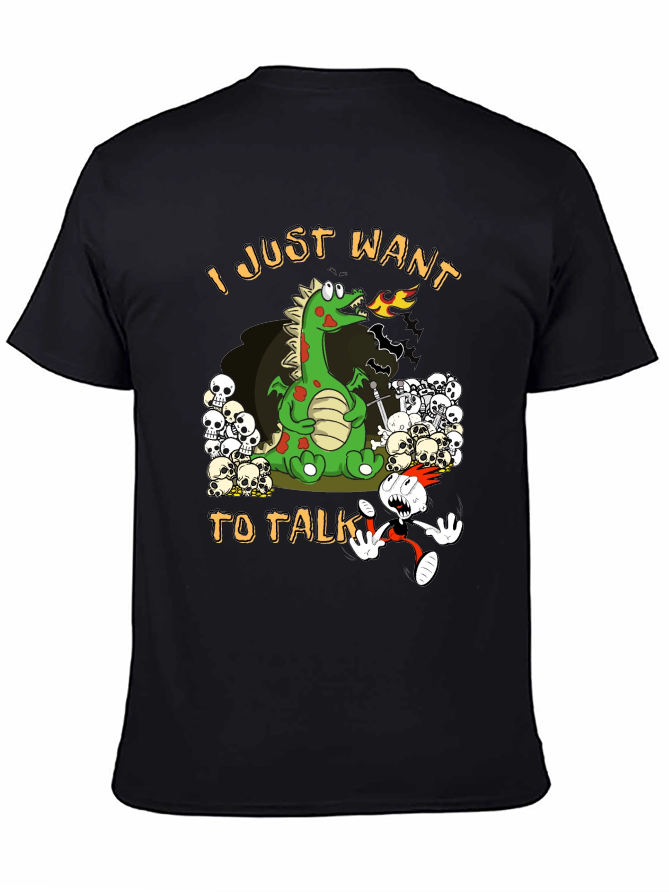 I Just Want to Talk Dragon T-Shirt