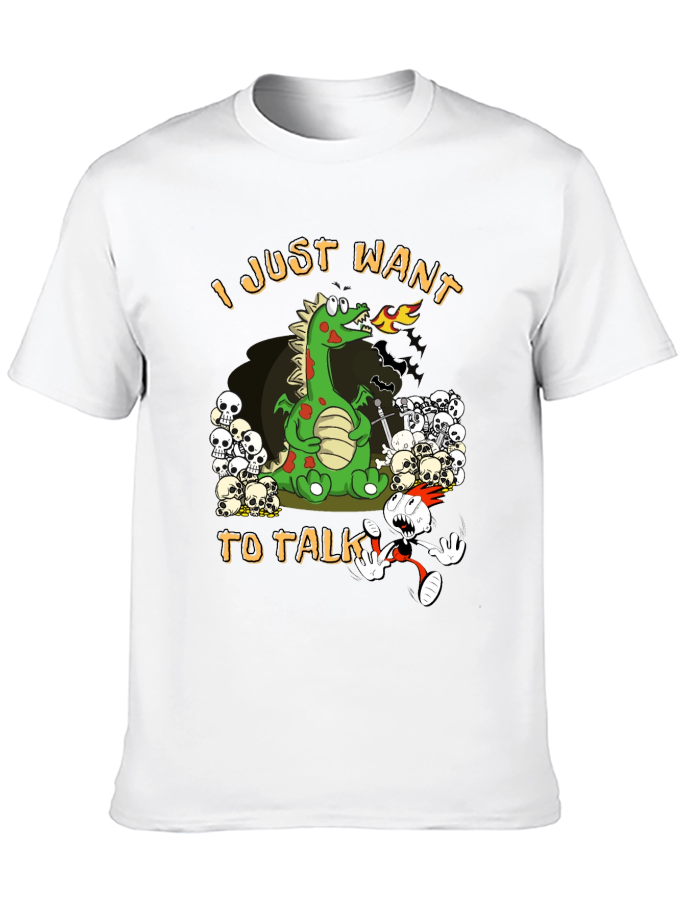 I Just Want to Talk Dragon T-Shirt