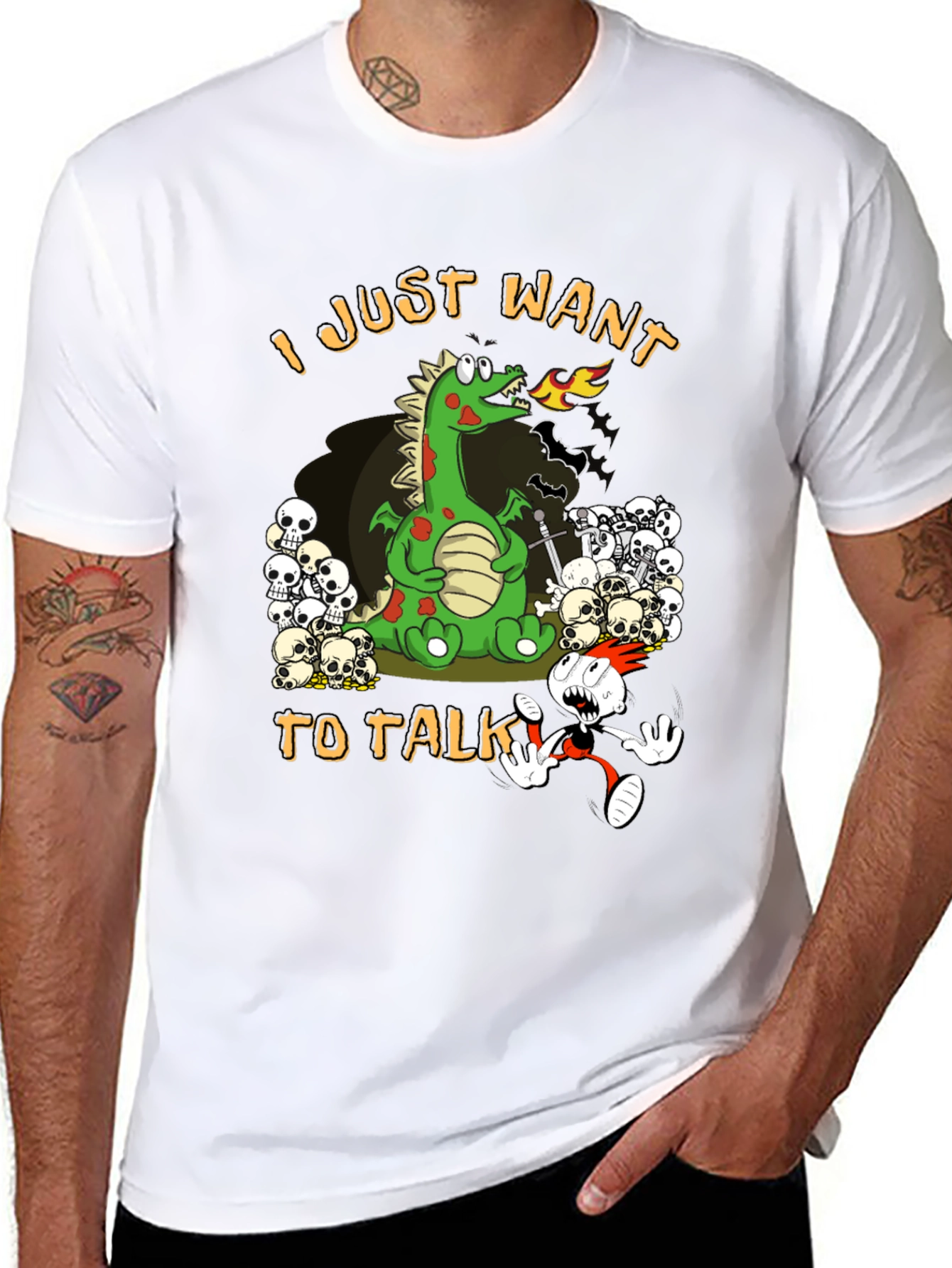 I Just Want to Talk Dragon T-Shirt