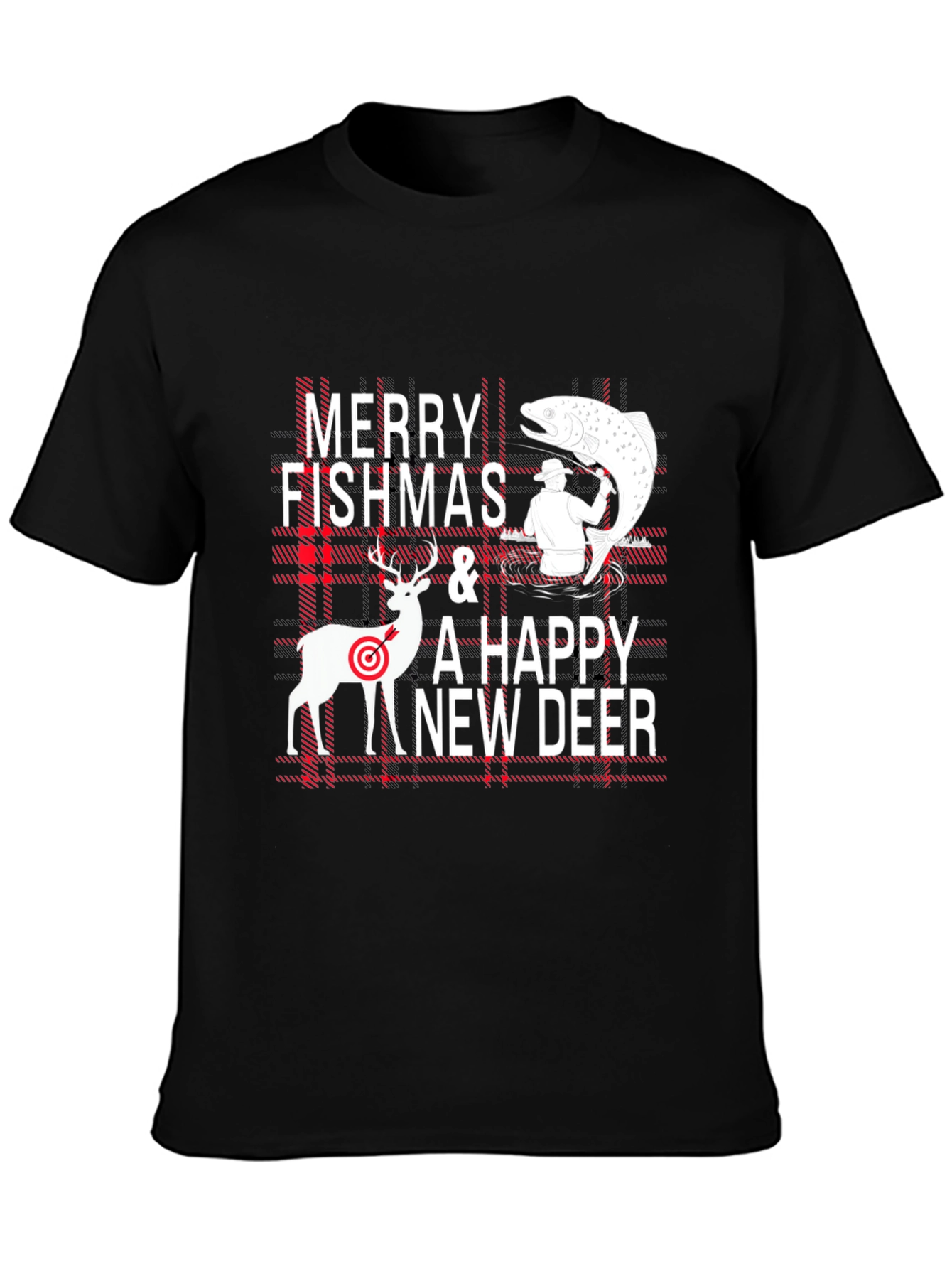 Merry Fishmas & A Happy New Deer T-Shirt