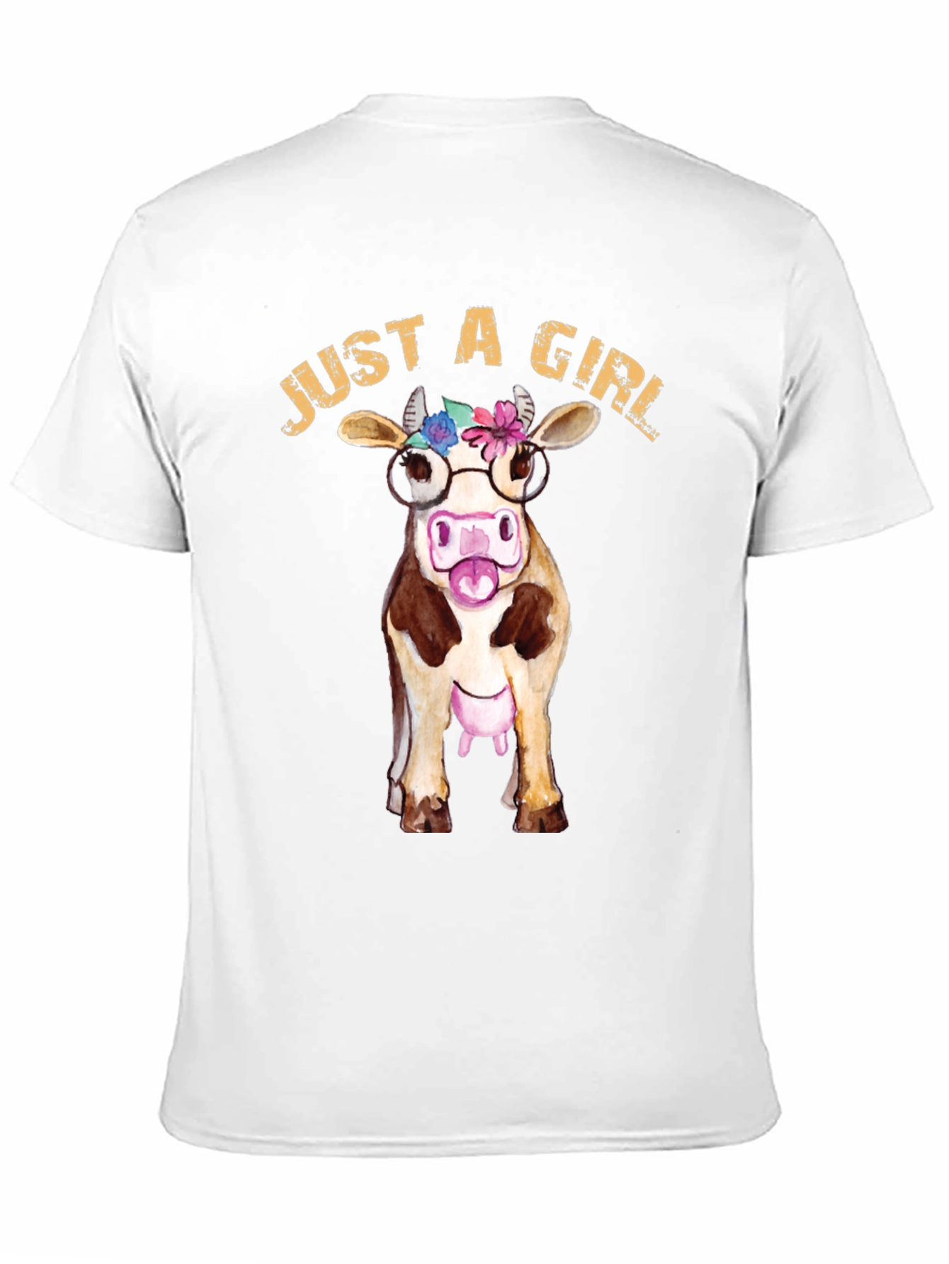 Just A Girl Who Loves Cows Graphic Tee