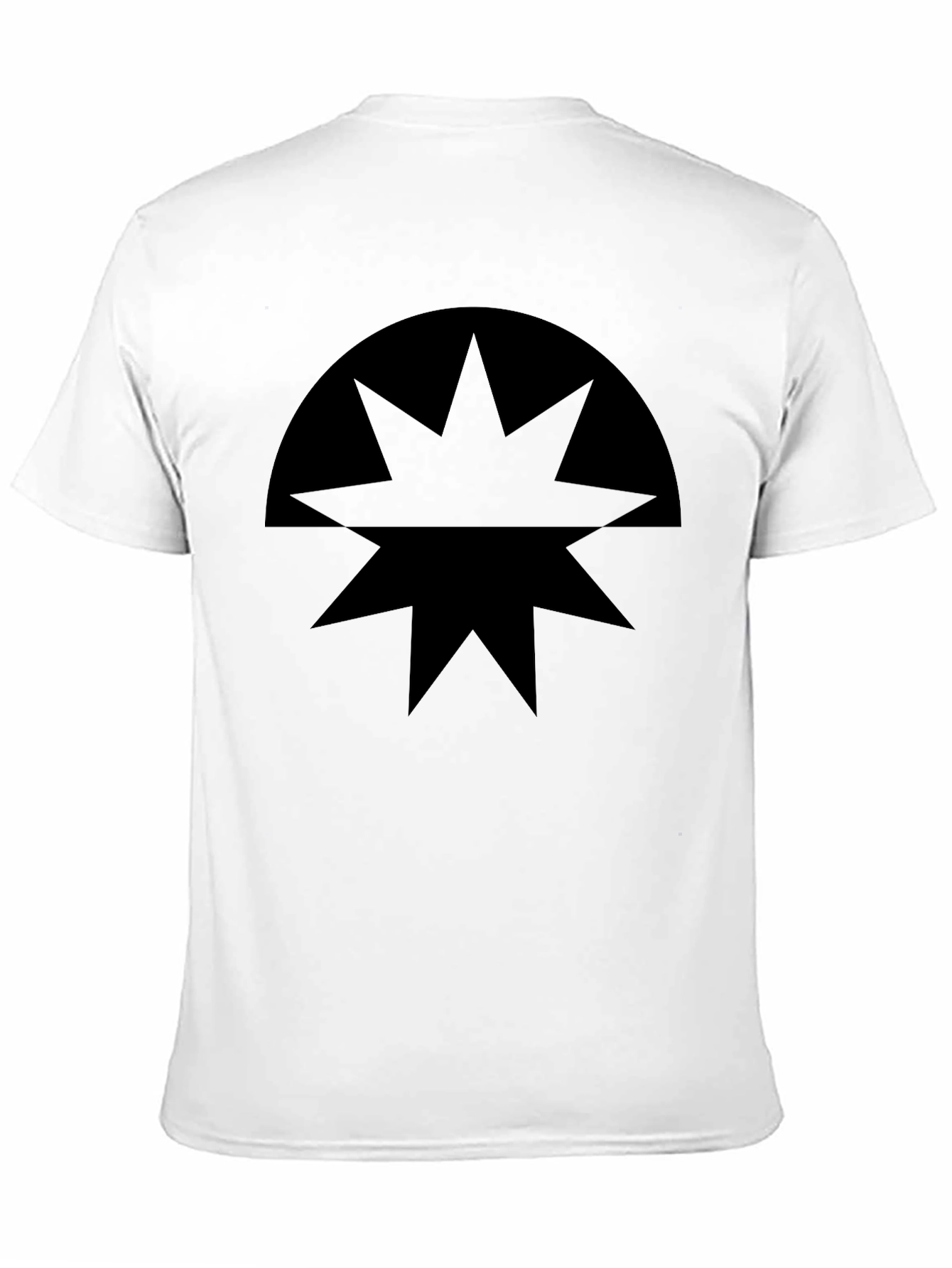 Black Starburst Graphic T-Shirt