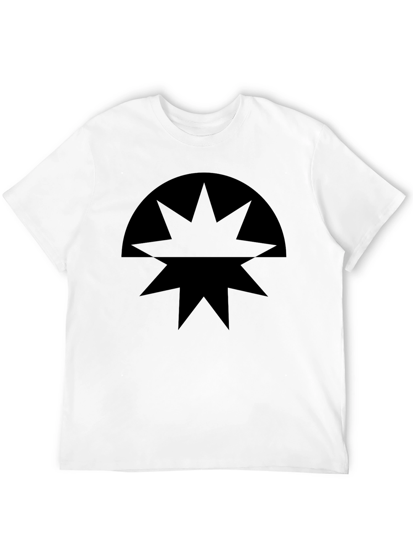 Black Starburst Graphic T-Shirt