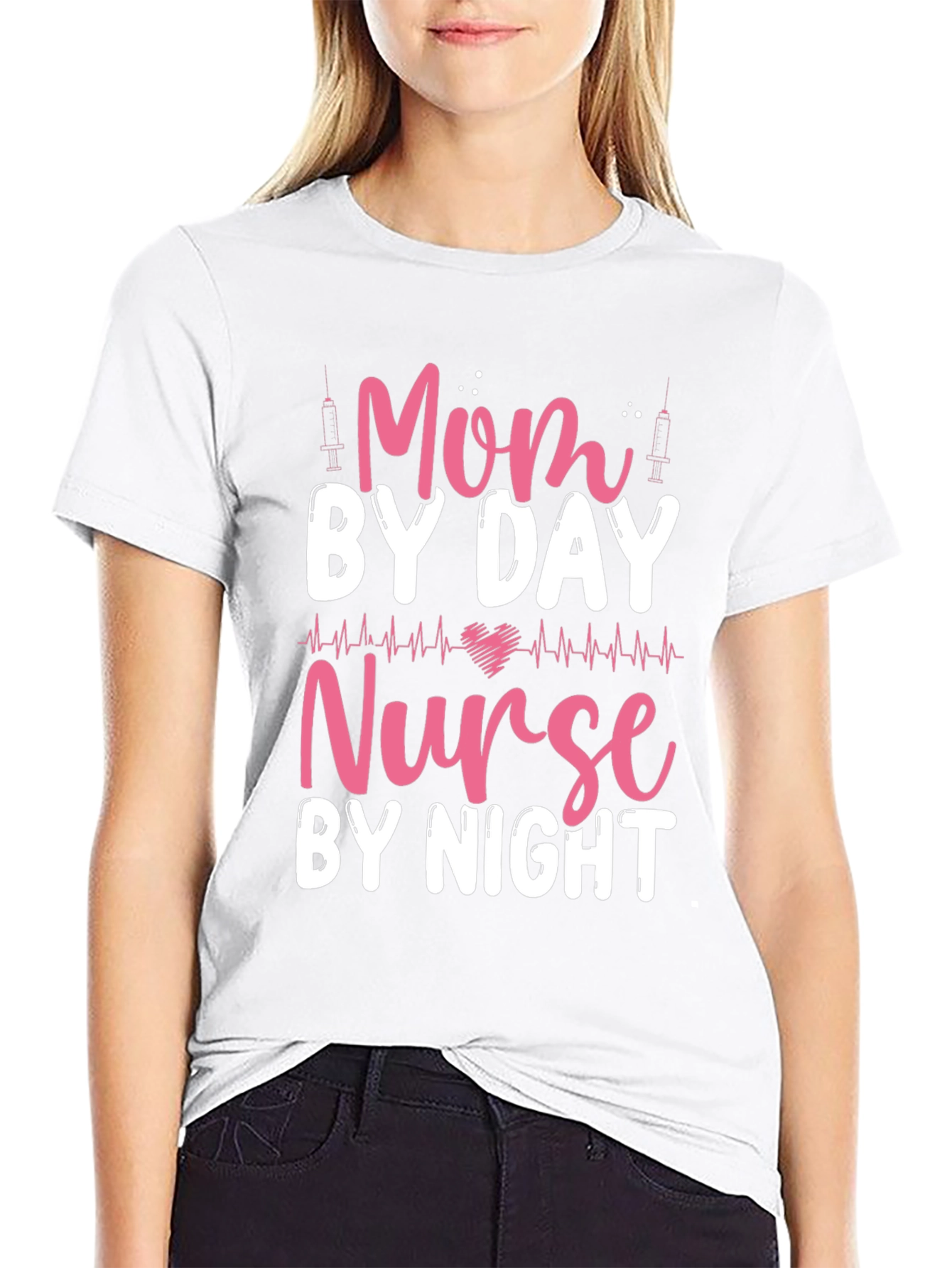 Mom by Day Nurse by Night T-Shirt