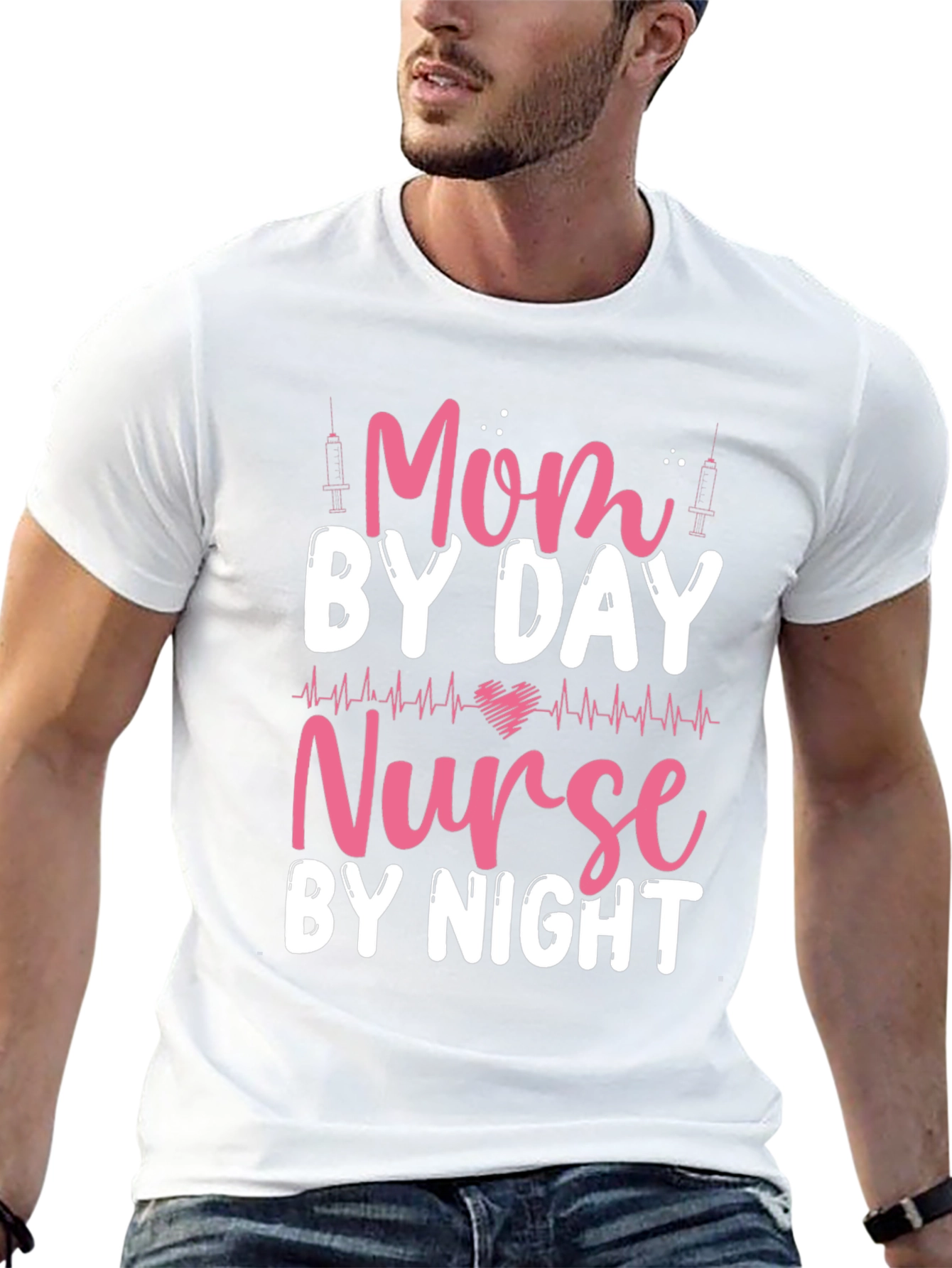 Mom by Day Nurse by Night T-Shirt