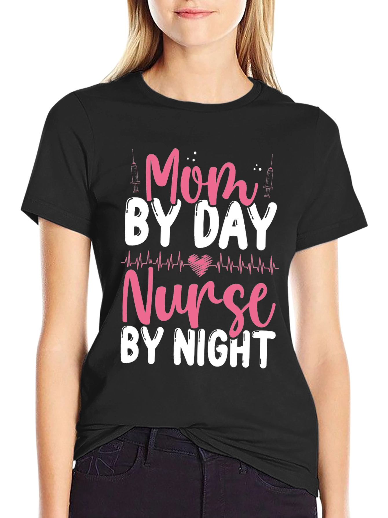 Mom by Day Nurse by Night T-Shirt