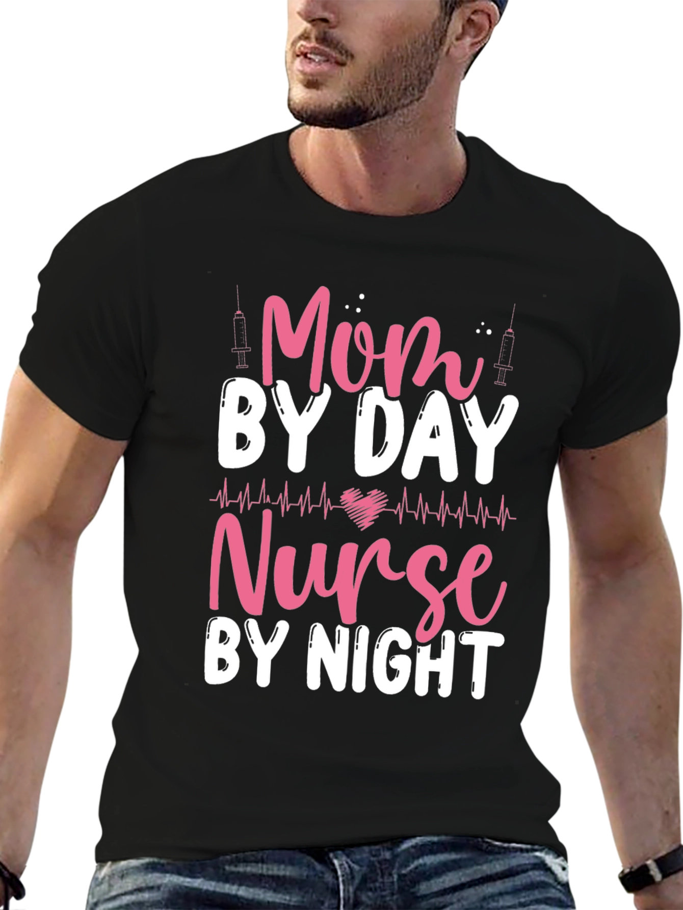 Mom by Day Nurse by Night T-Shirt