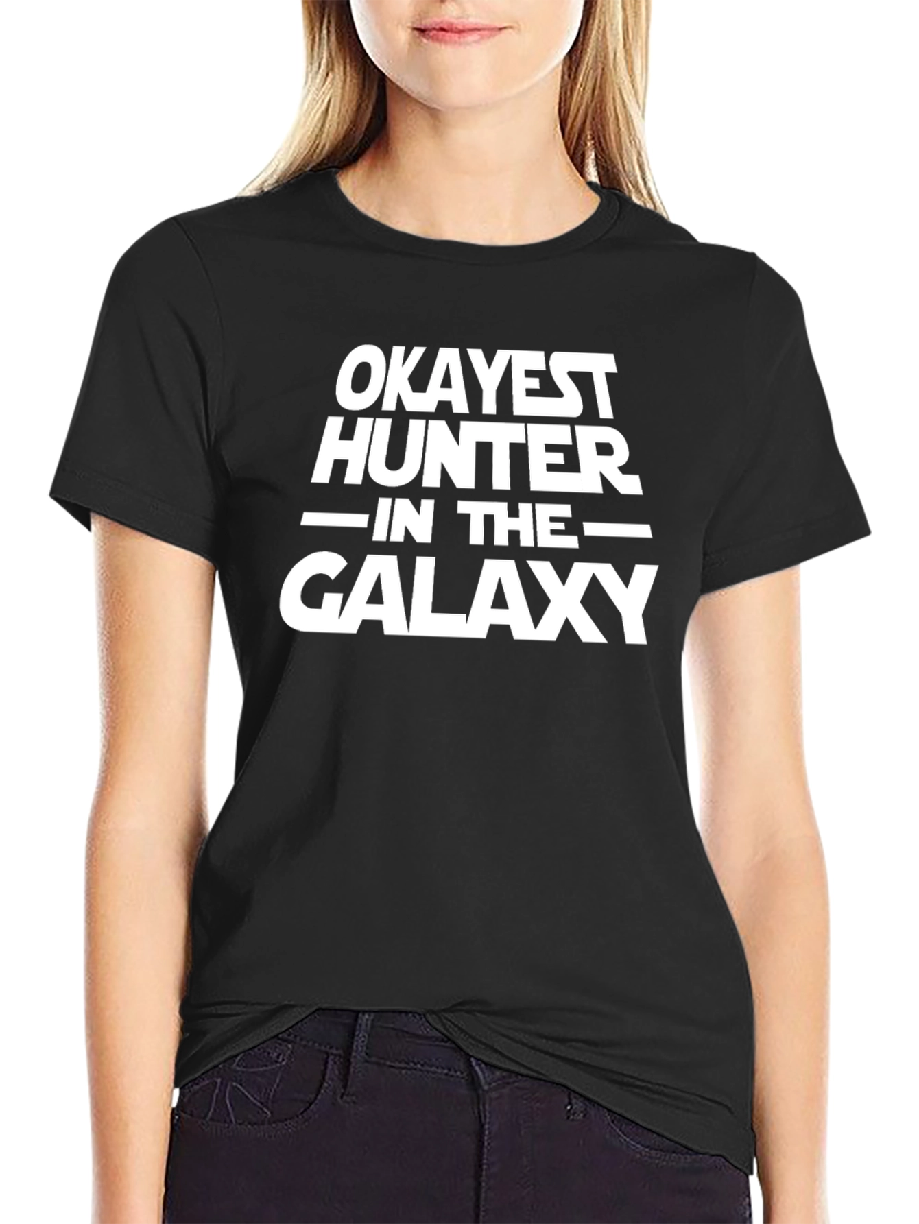 Okayest Hunter Galaxy Graphic Tee