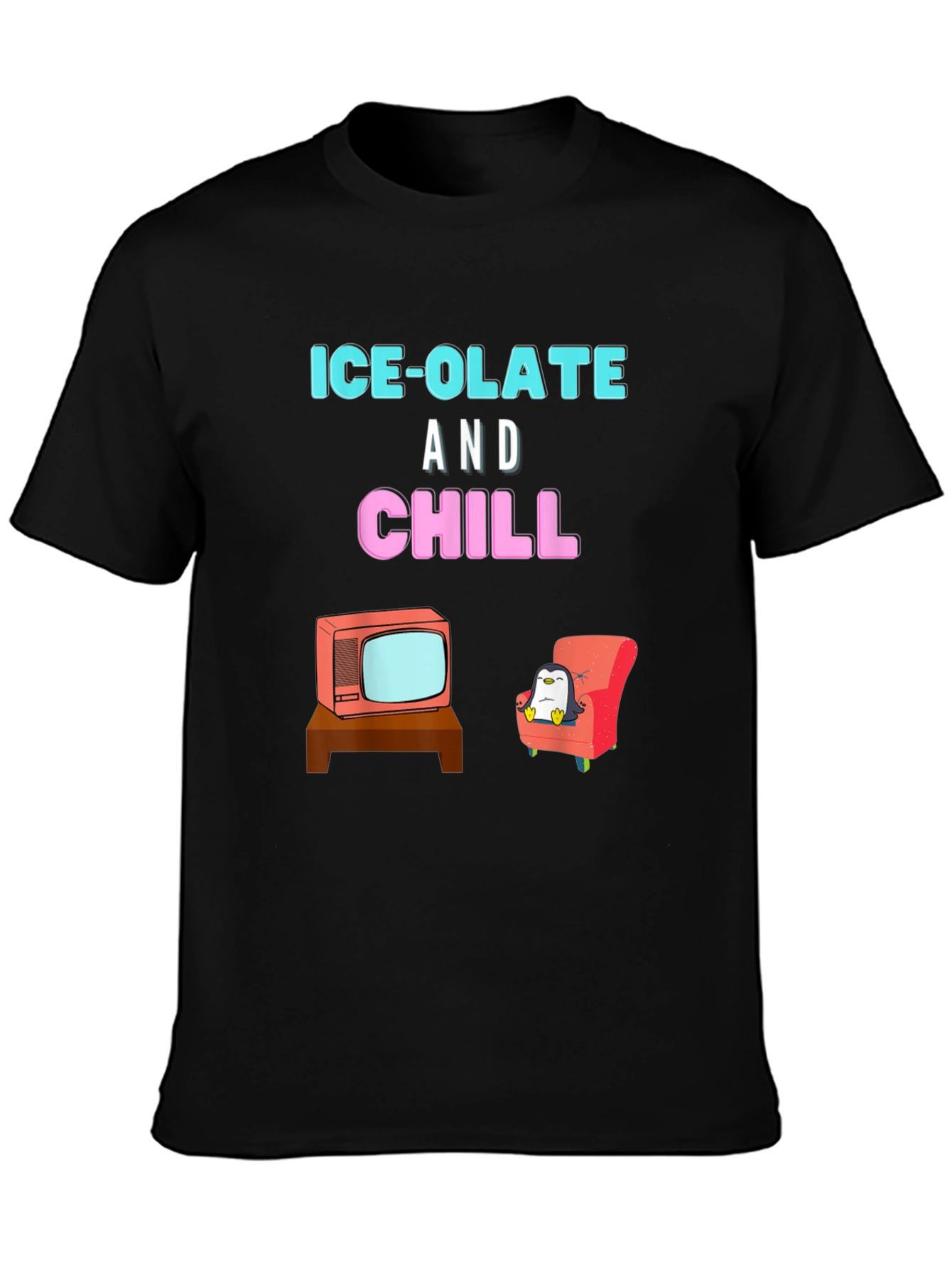 Ice-Olate and Chill Black T-Shirt