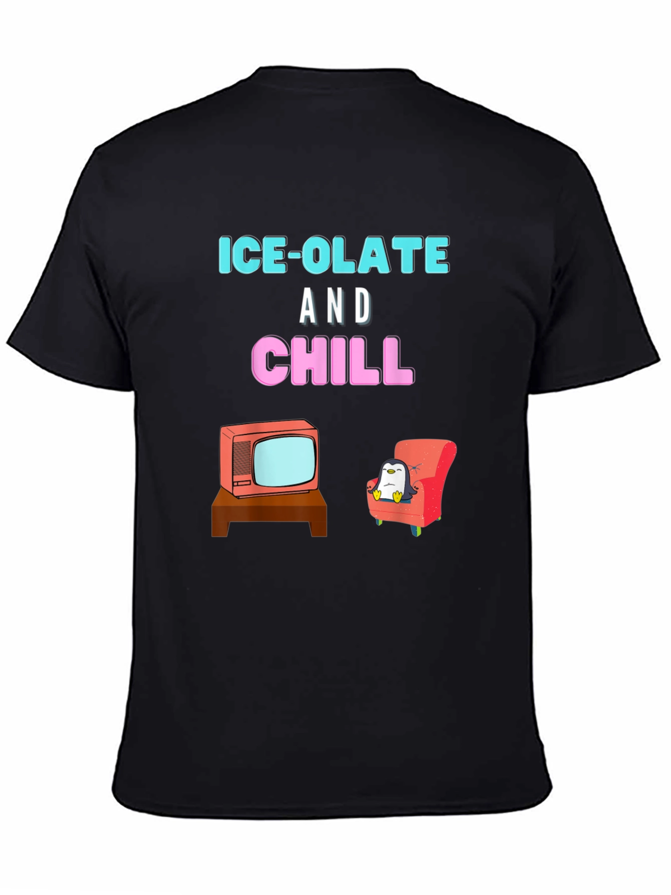 Ice-Olate and Chill Black T-Shirt