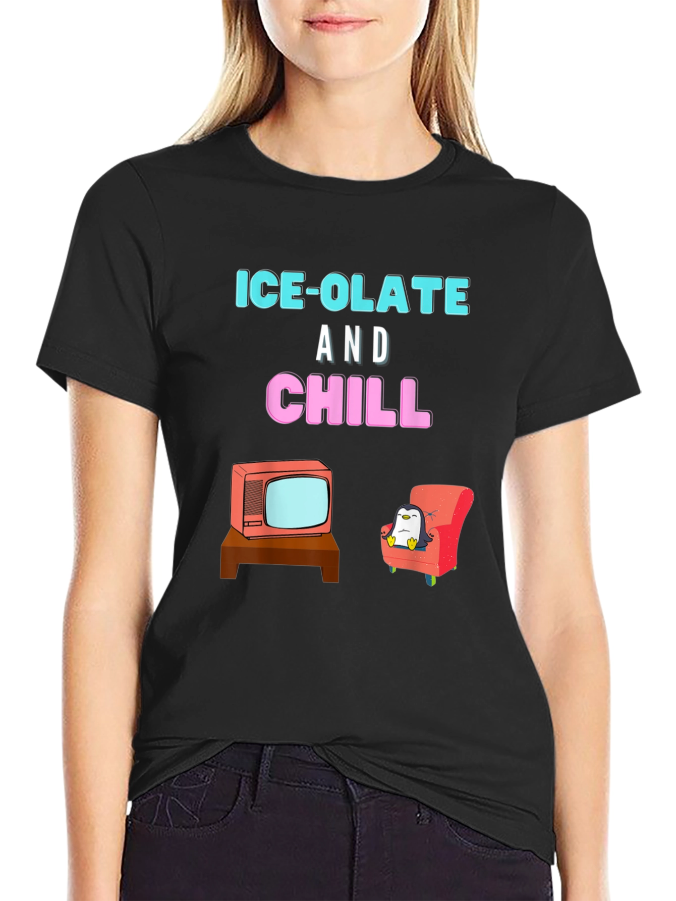 Ice-Olate and Chill Black T-Shirt