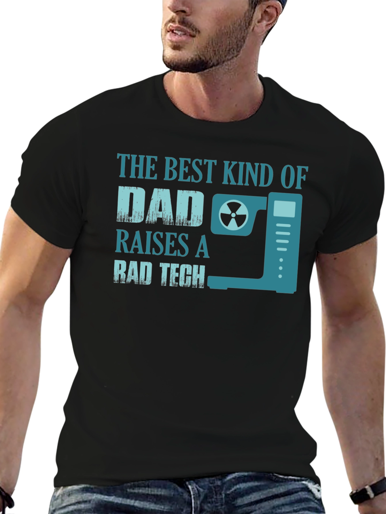 Best Dad Raises a Rad Tech T-Shirt