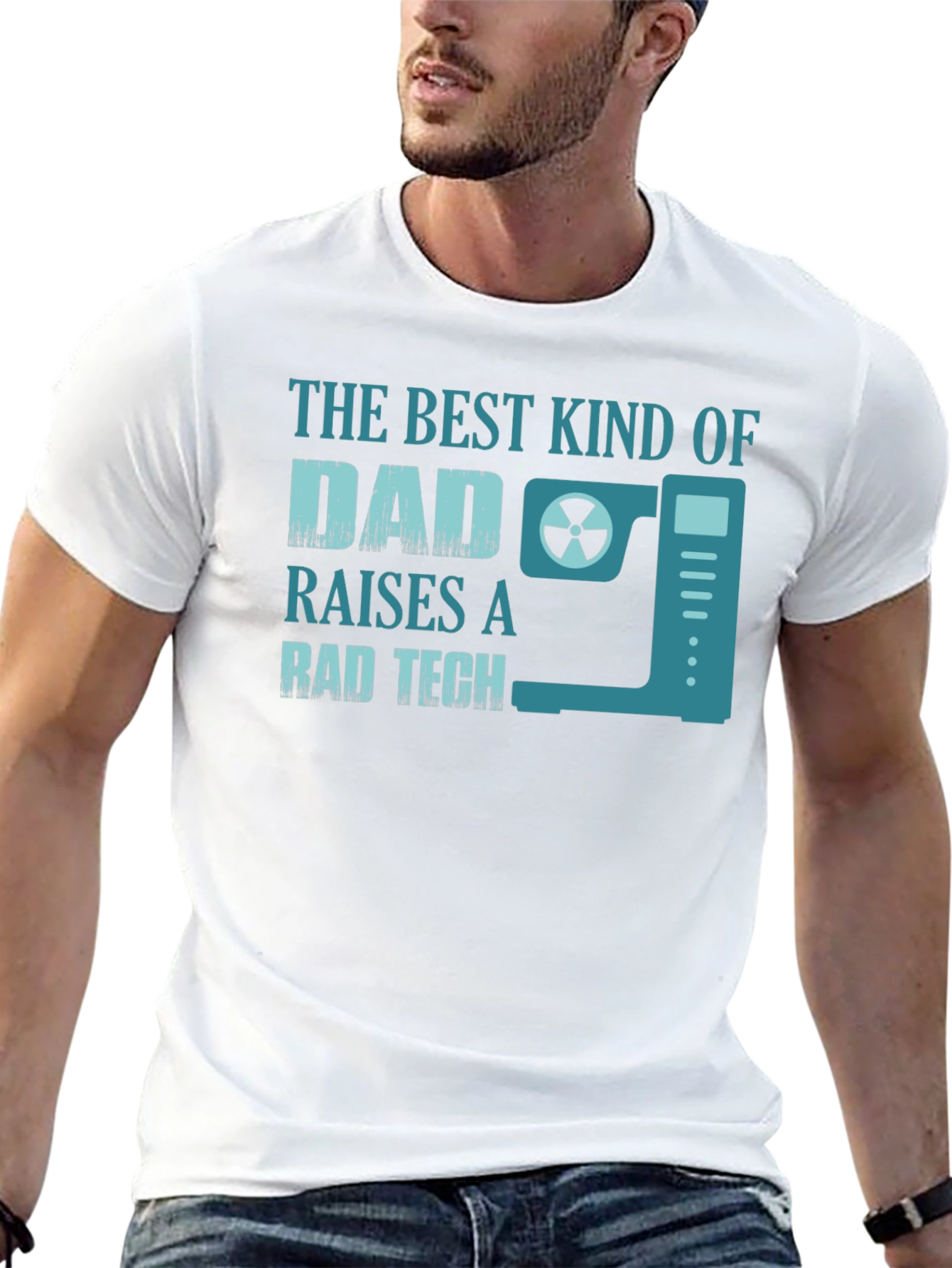 Best Dad Raises a Rad Tech T-Shirt