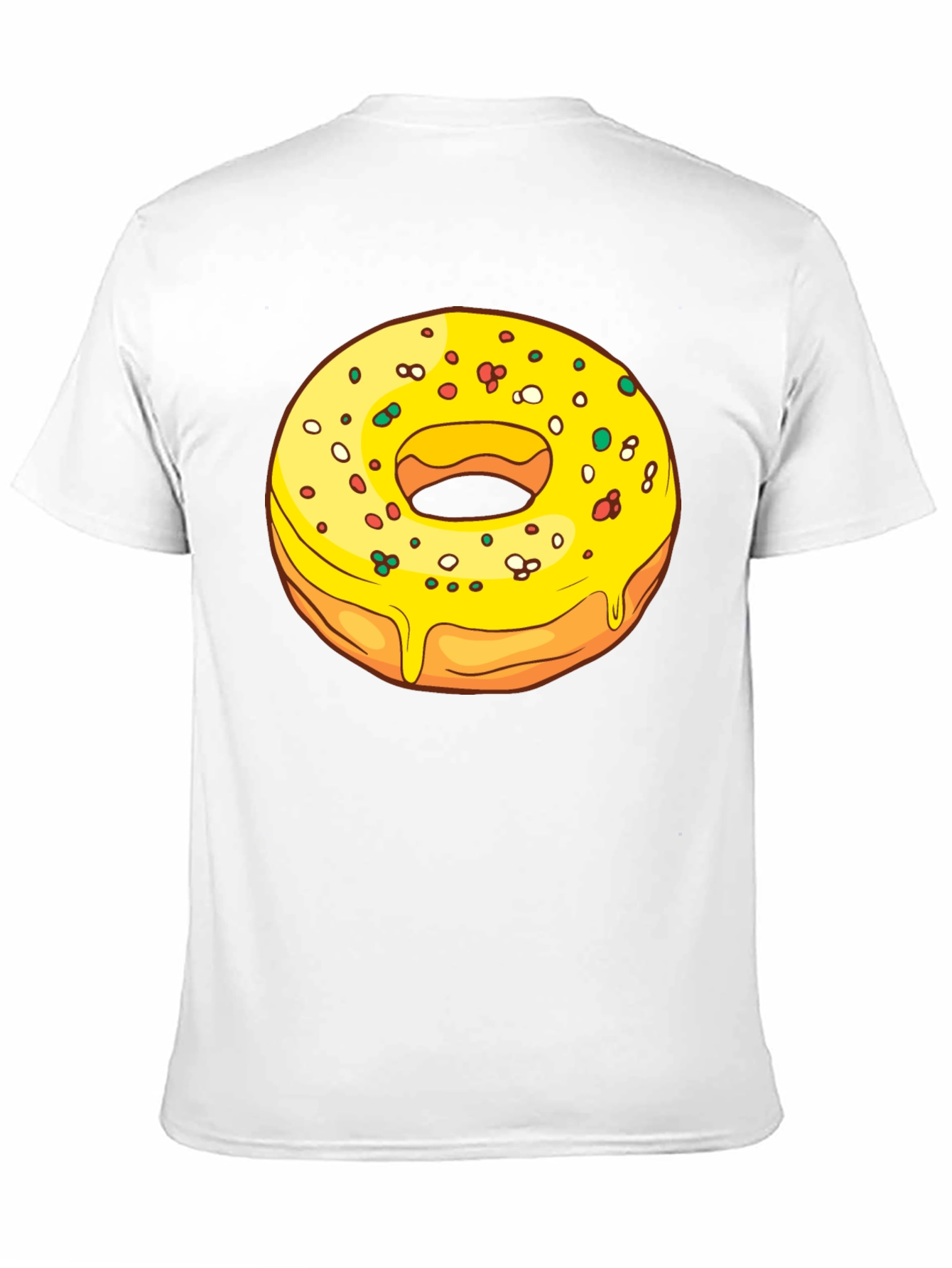 Donut Graphic T-Shirt - Black Casual Wear