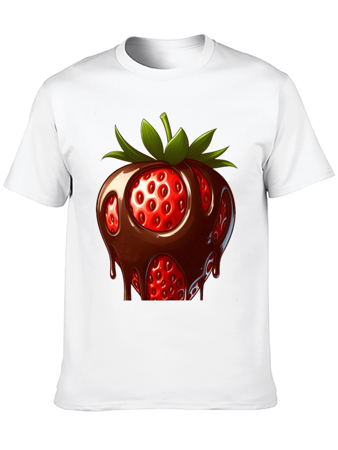 Chocolate Strawberry T-Shirt - Sweet Treat Design