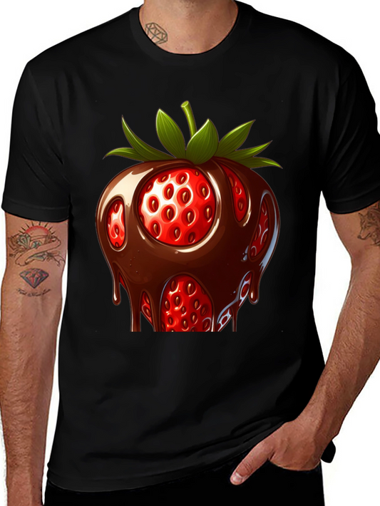 Chocolate Strawberry T-Shirt - Sweet Treat Design