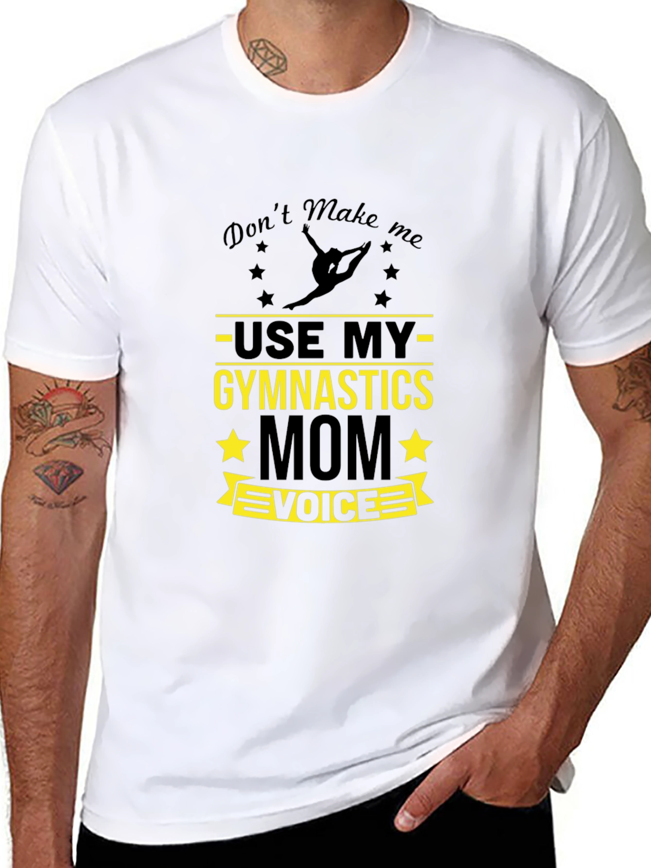 Gymnastics Mom Voice T-Shirt - Funny Gymnast Tee