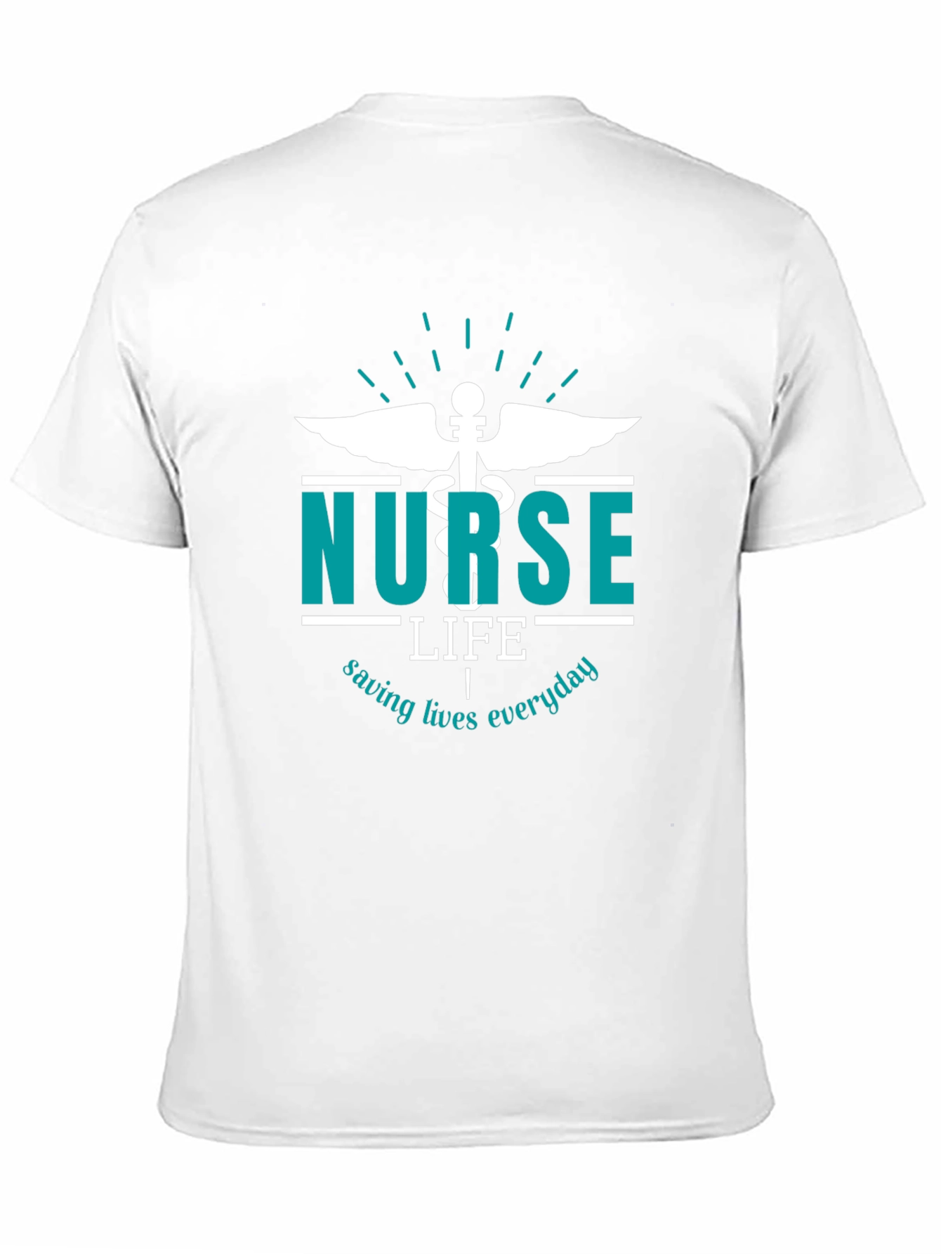 Nurse Life Graphic Tee - Saving Lives Everyday