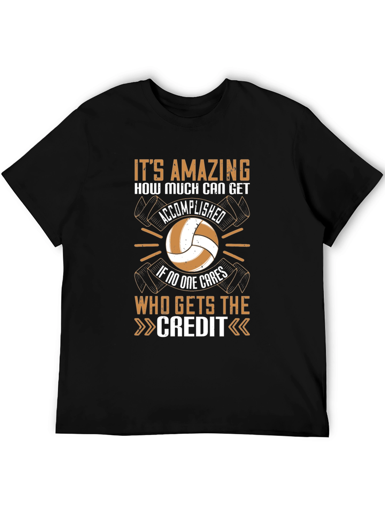 Amazing Accomplishments T-Shirt Volleyball Design