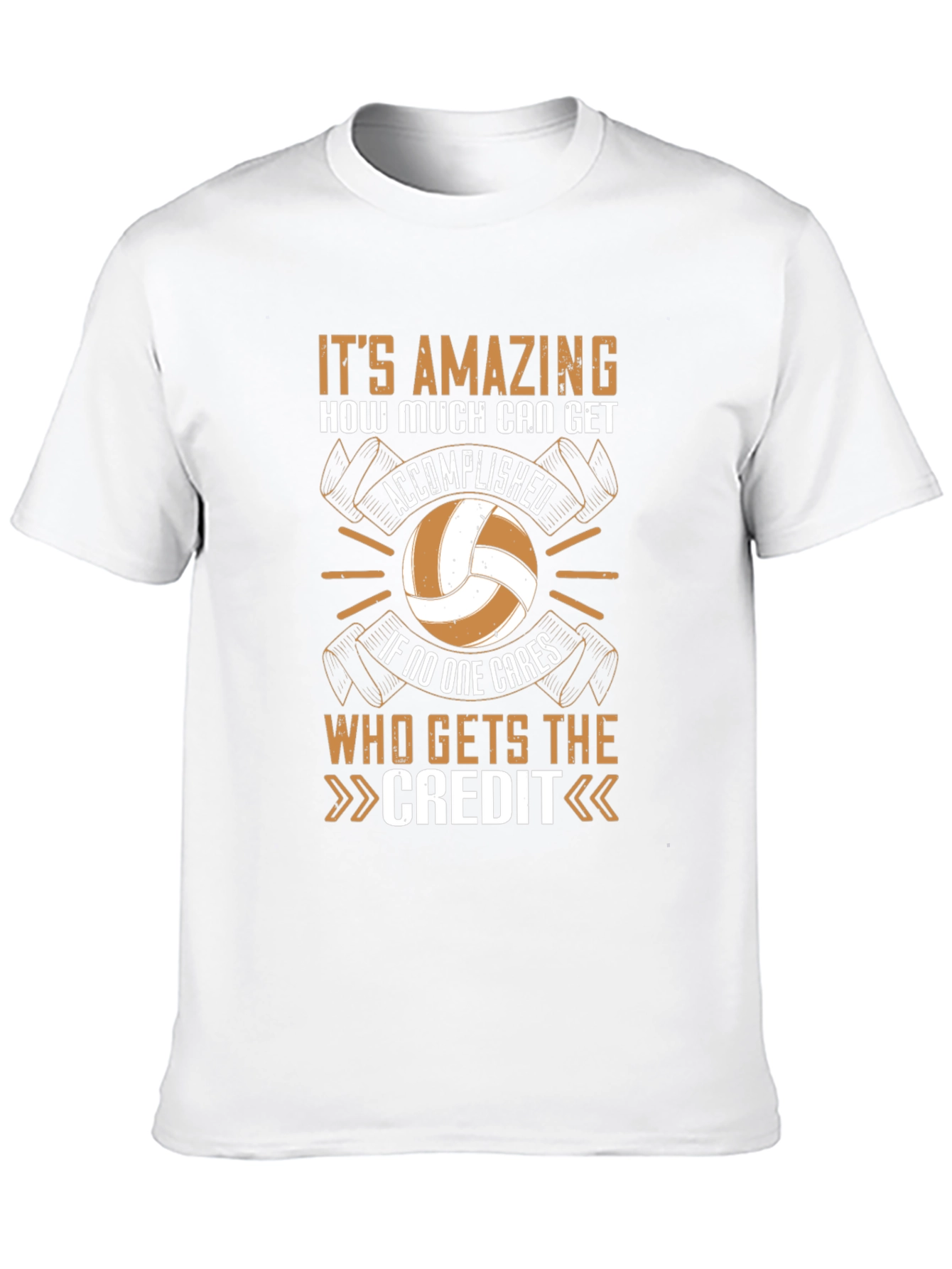 Amazing Accomplishments T-Shirt Volleyball Design